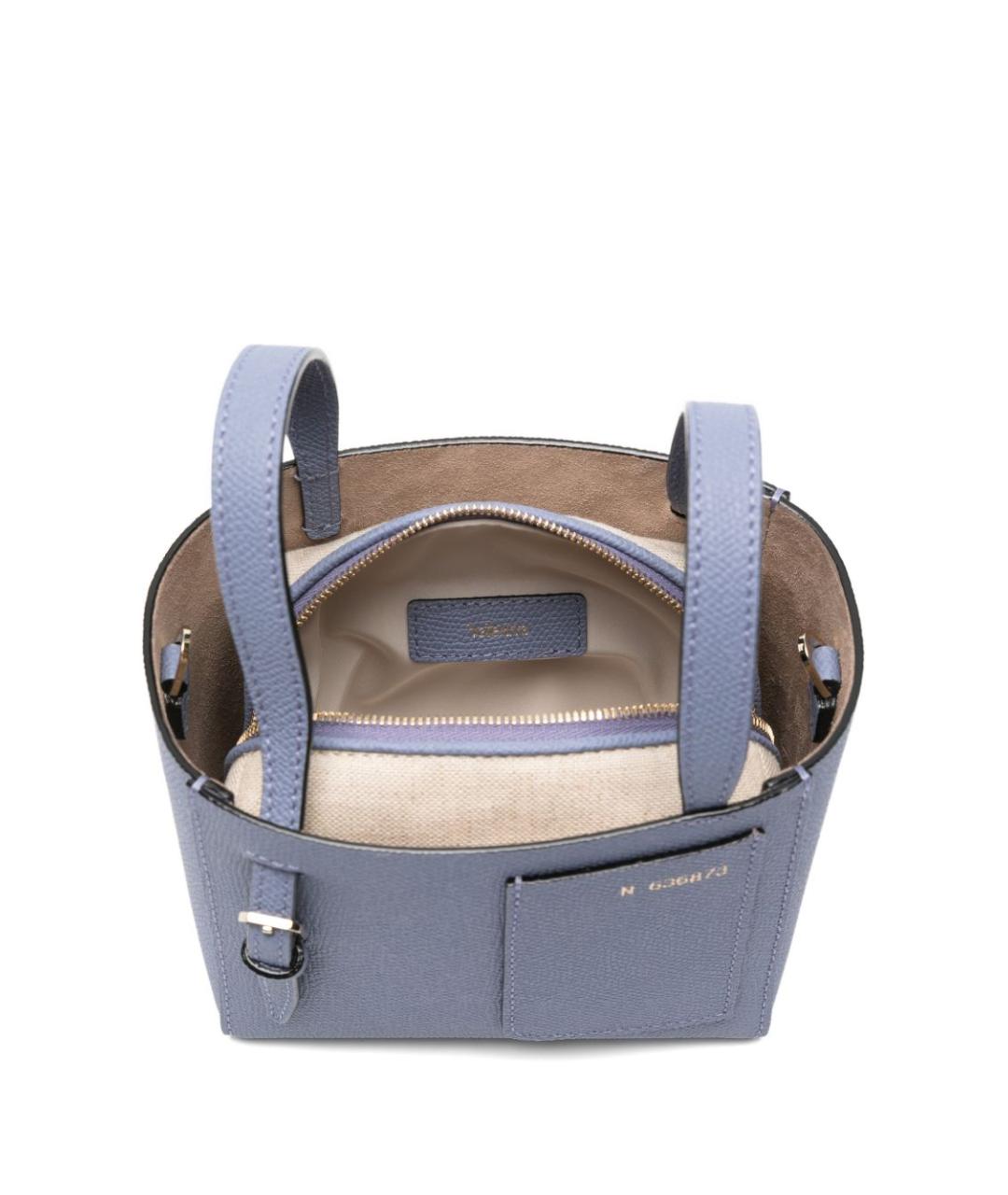 VALEXTRA Синяя сумка через плечо, фото 2