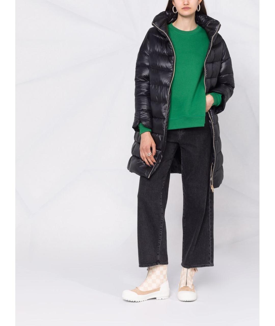 HERNO Черная полиамидовая куртка, фото 5