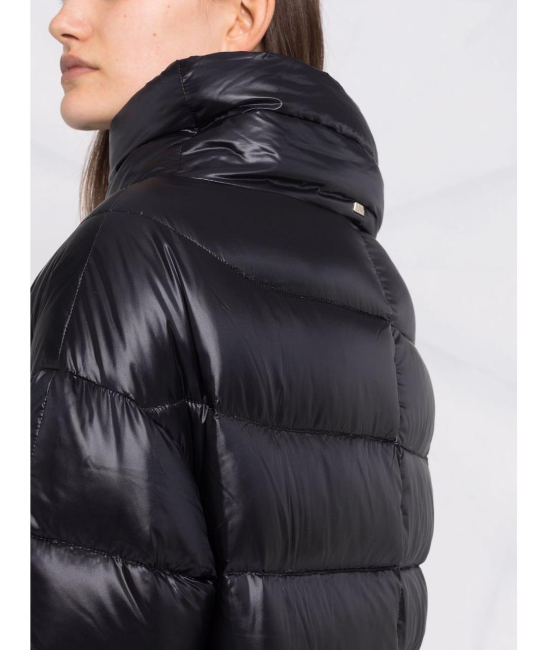 HERNO Черная полиамидовая куртка, фото 4