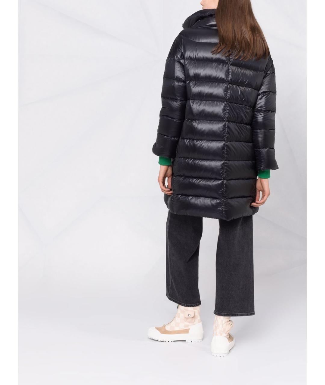 HERNO Черная полиамидовая куртка, фото 6
