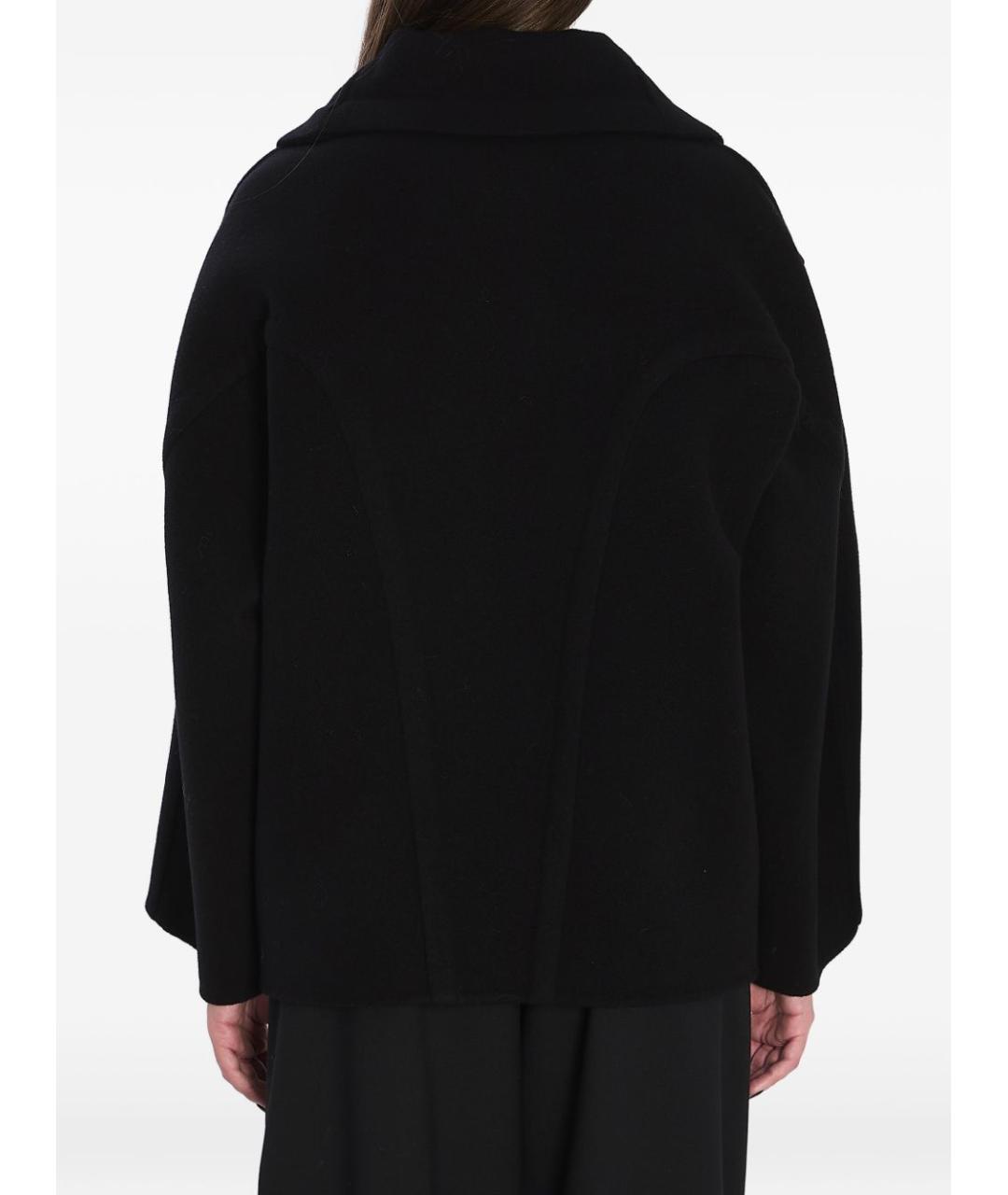 THE ROW Черное шерстяное пальто, фото 2
