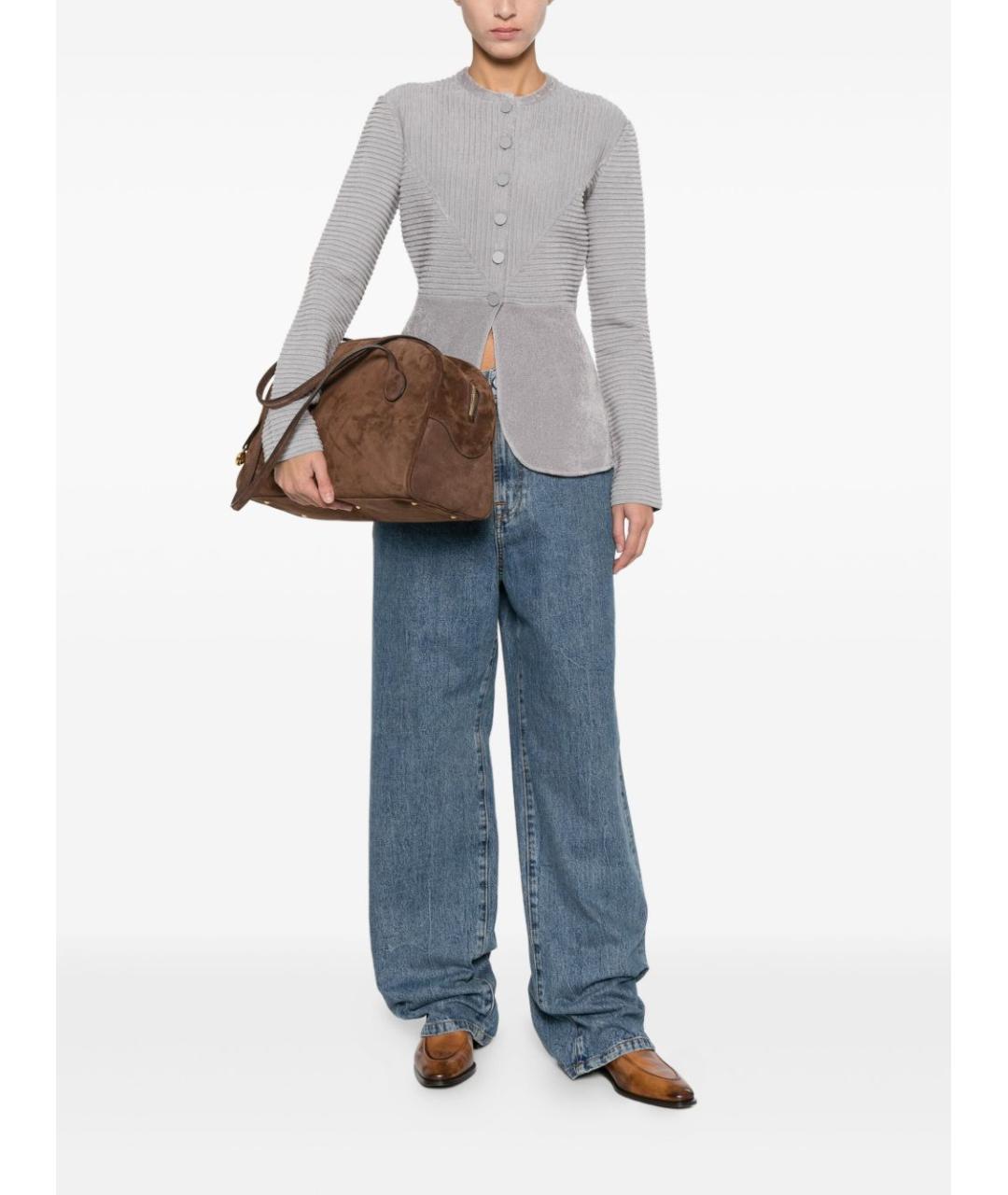 EMPORIO ARMANI Серебрянный полиэстеровый жакет/пиджак, фото 4