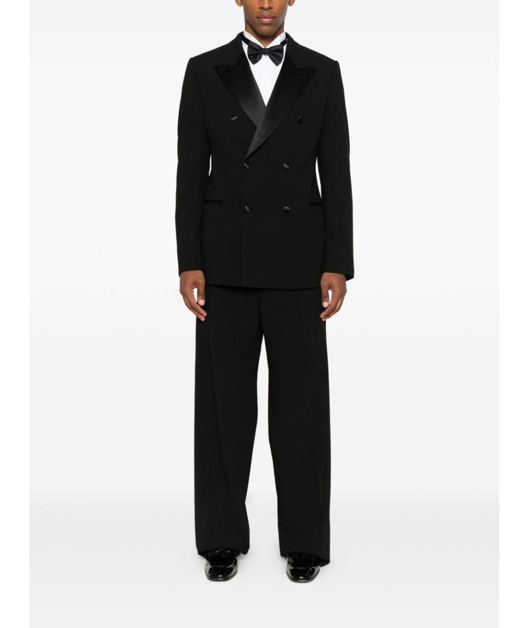 EMPORIO ARMANI Черный классический костюм, фото 4