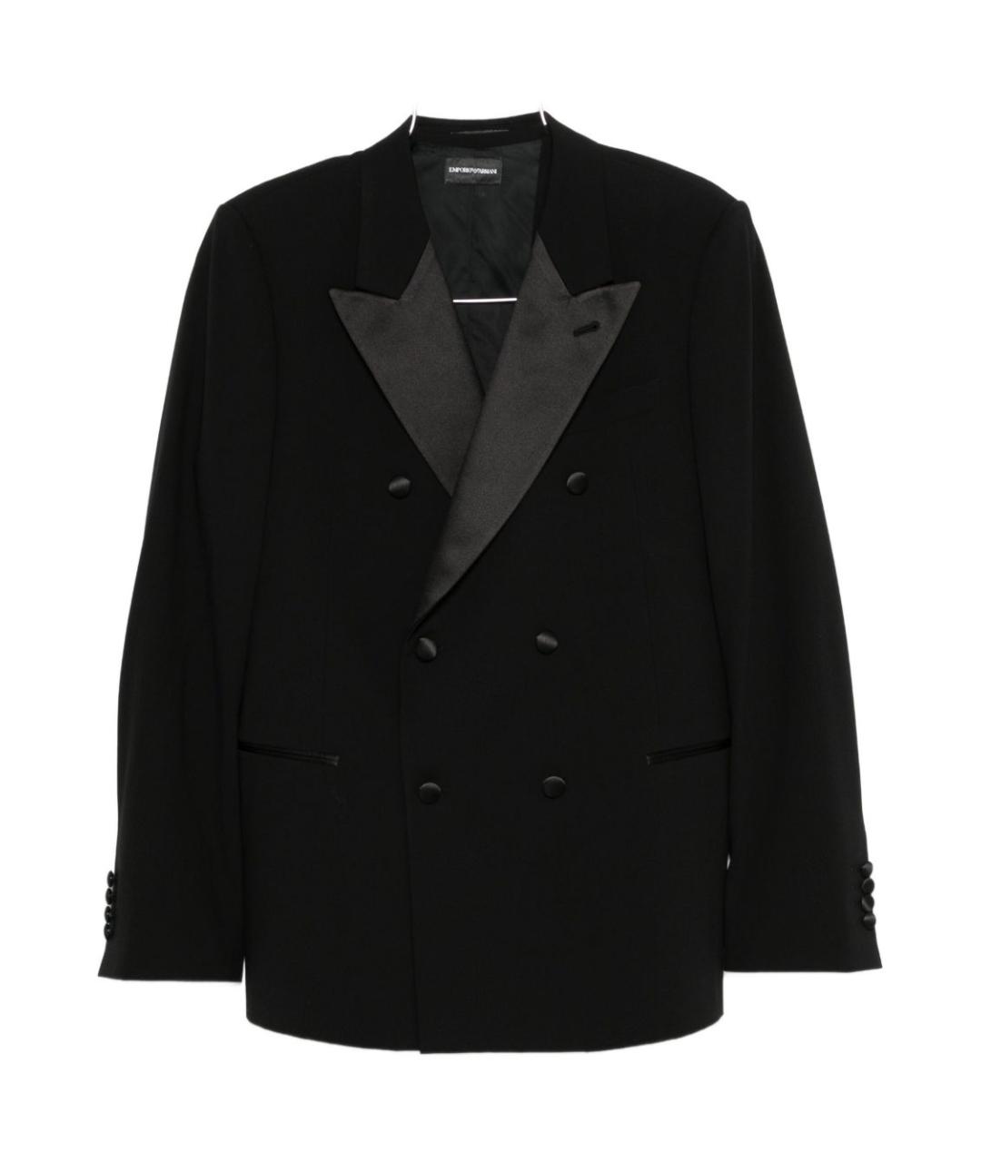 EMPORIO ARMANI Черный классический костюм, фото 1