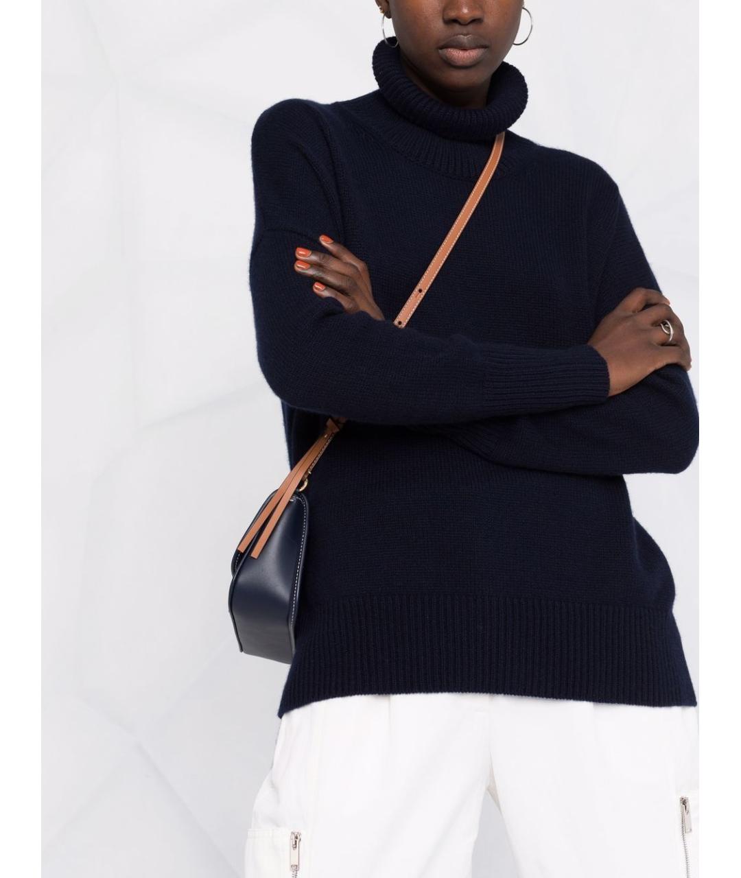 LISA YANG Синий кашемировый джемпер / свитер, фото 3