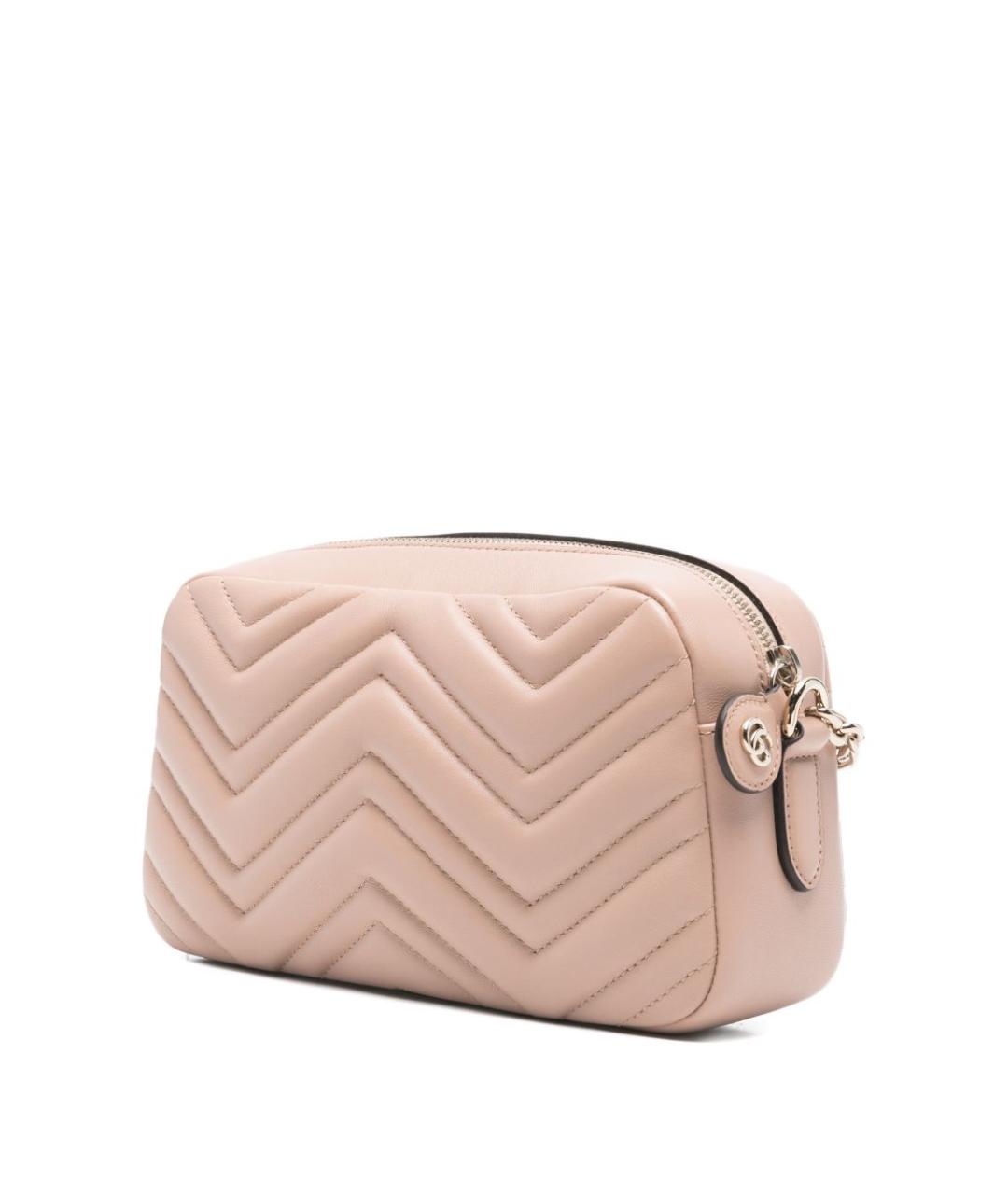 GUCCI Бежевая кожаная сумка через плечо, фото 3