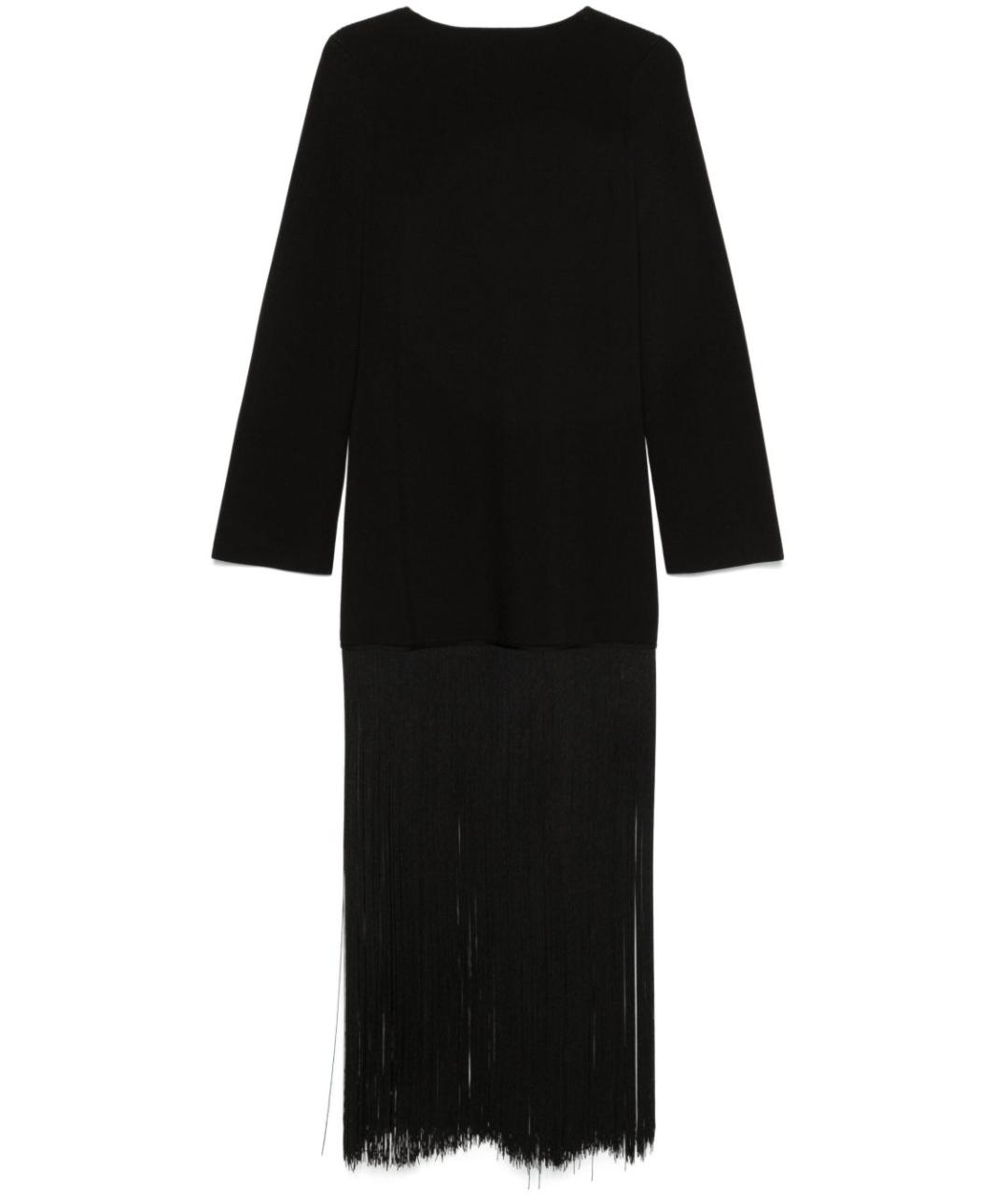 KHAITE Черное вискозное платье, фото 1