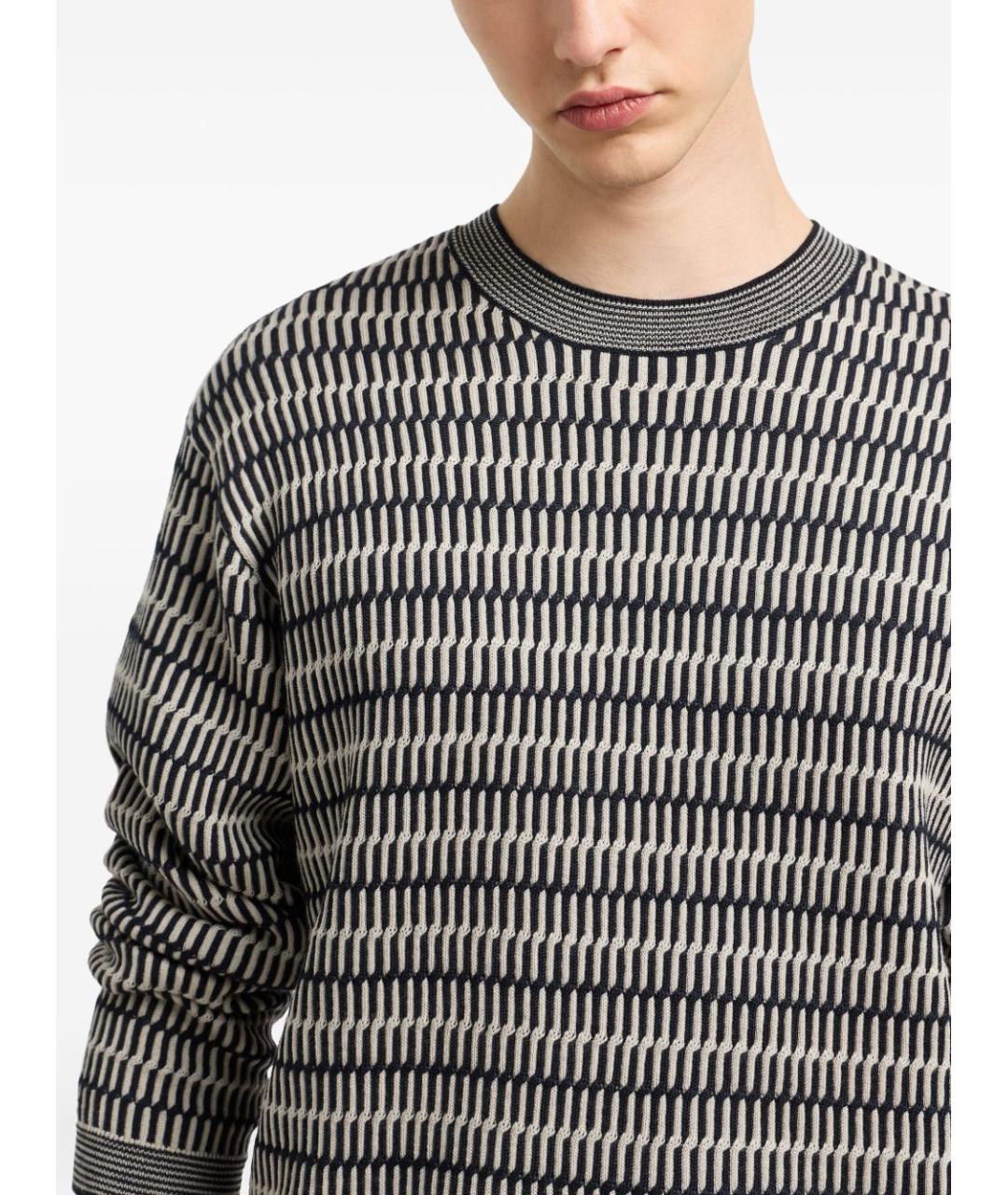 EMPORIO ARMANI Серый джемпер / свитер, фото 4