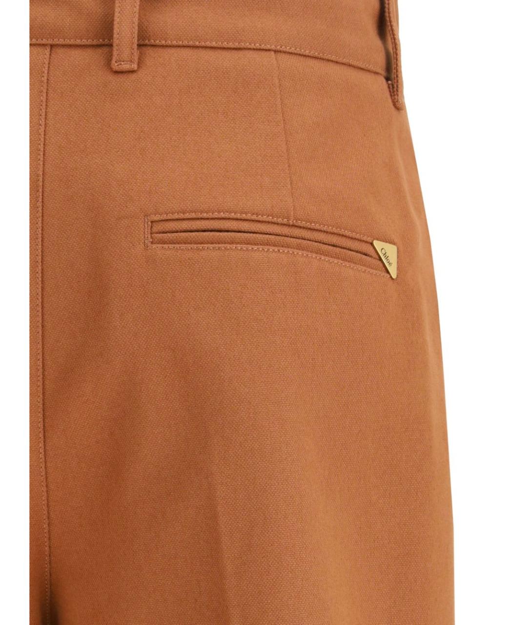 CHLOE Бежевые прямые брюки, фото 3