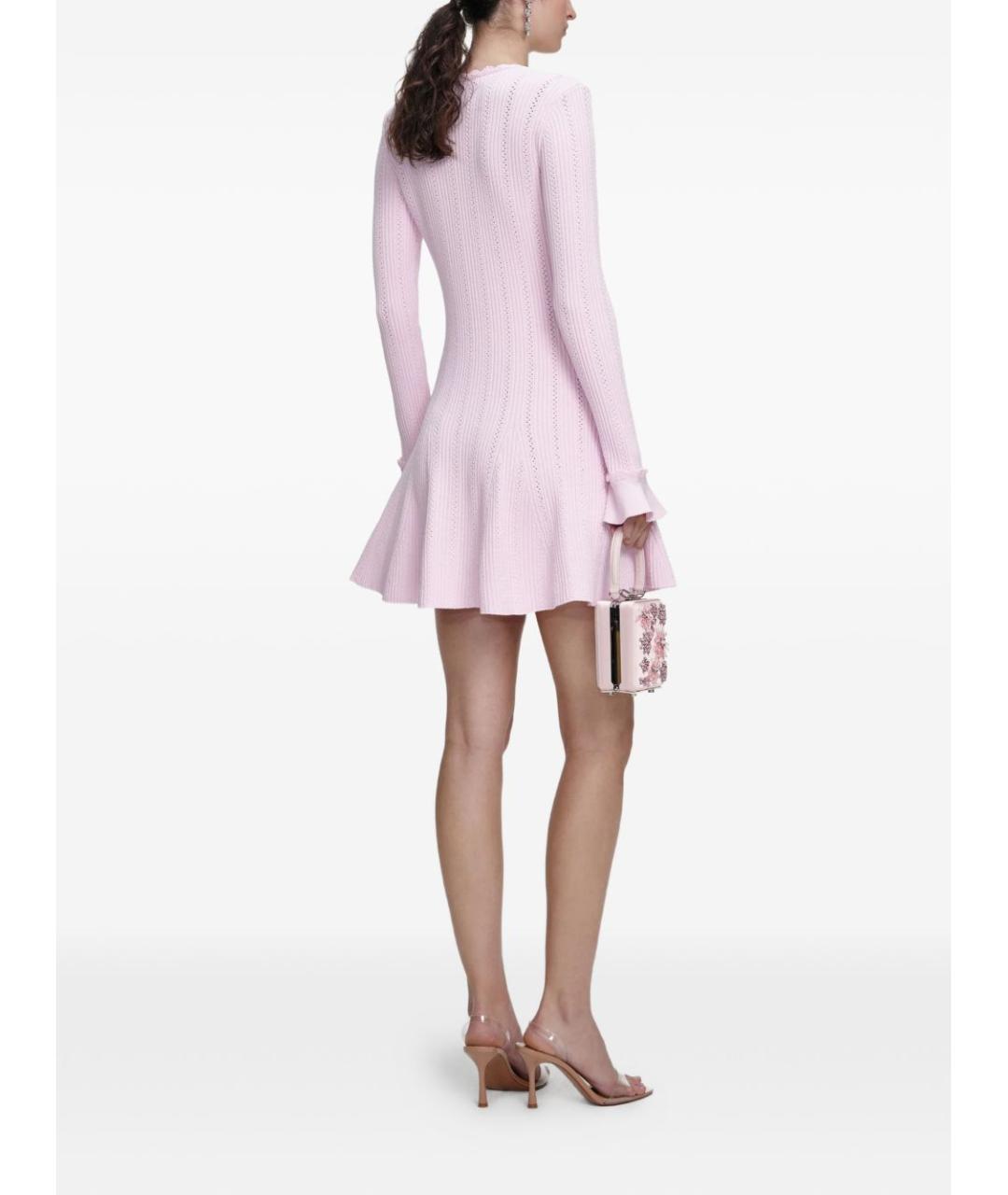 SELF-PORTRAIT Розовое платье, фото 3