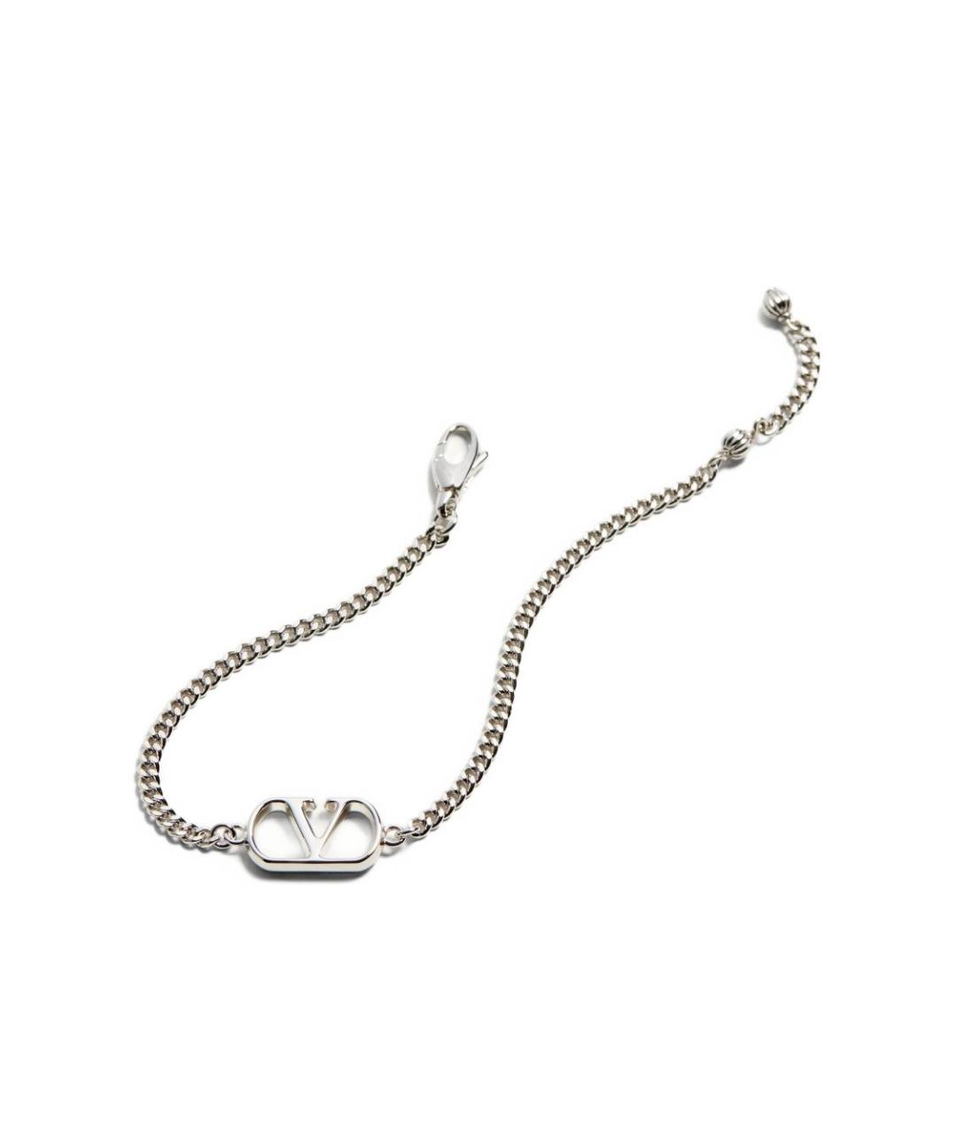 VALENTINO Серебрянный латунный браслет, фото 4