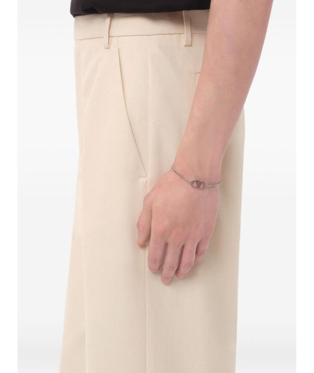 VALENTINO Серебрянный латунный браслет, фото 3
