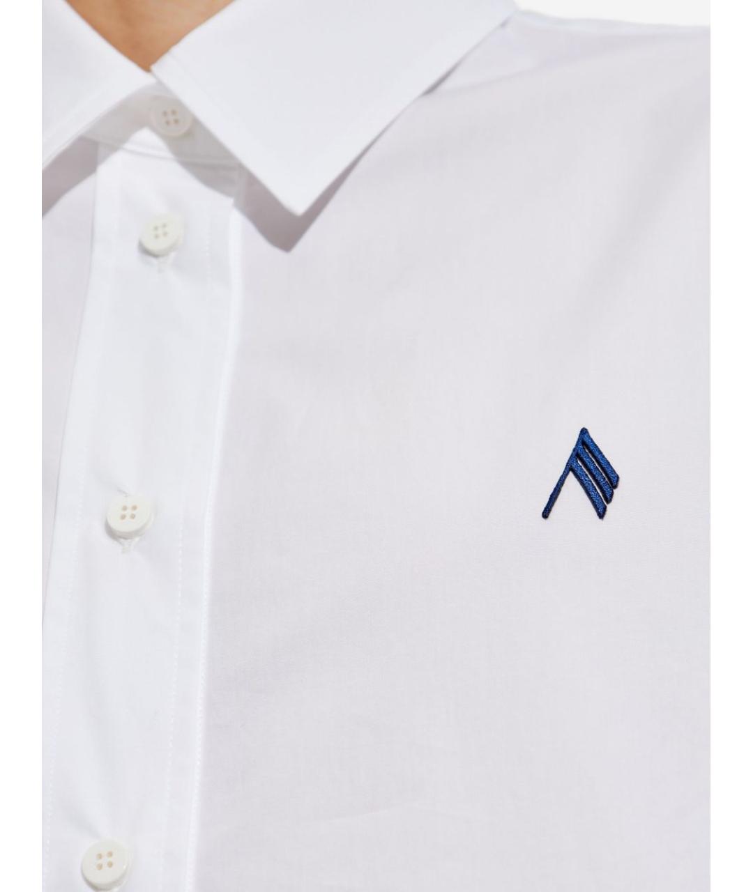 THE ATTICO Белая хлопковая рубашка, фото 4