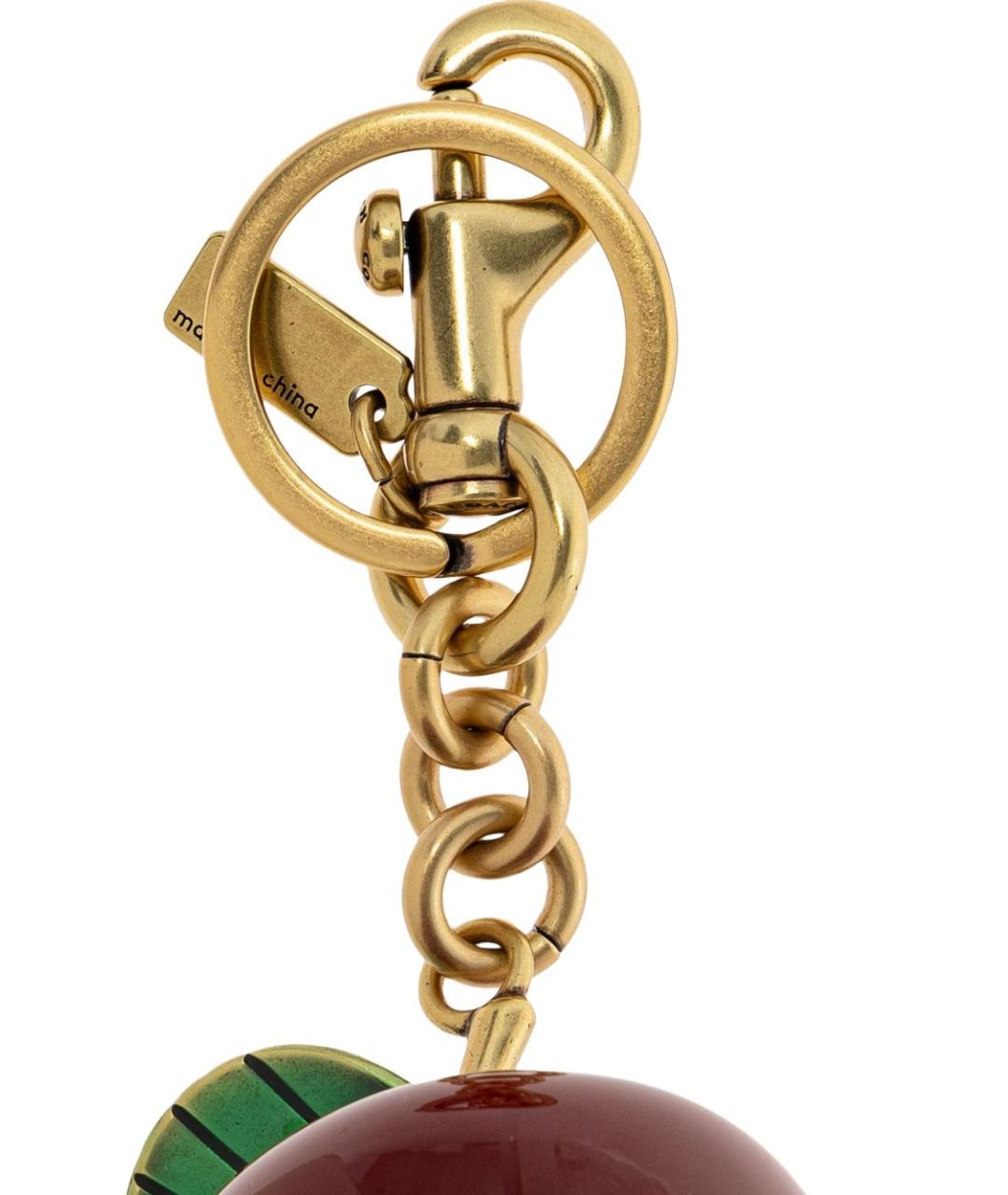 COACH Золотой брелок, фото 2