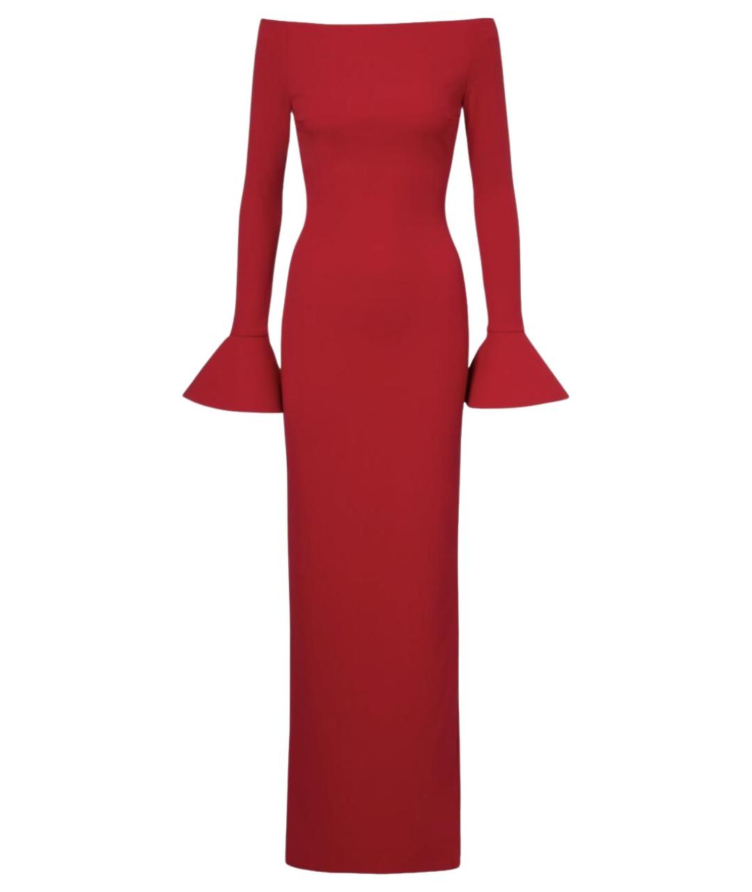 SOLACE LONDON Красное полиэстеровое вечернее платье, фото 1