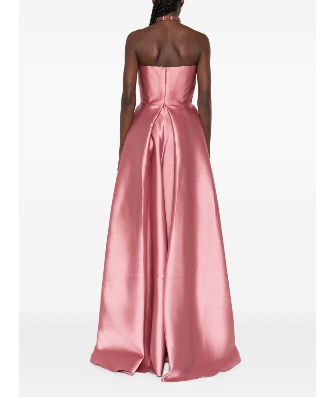 SOLACE LONDON Розовое полиэстеровое вечернее платье, фото 5