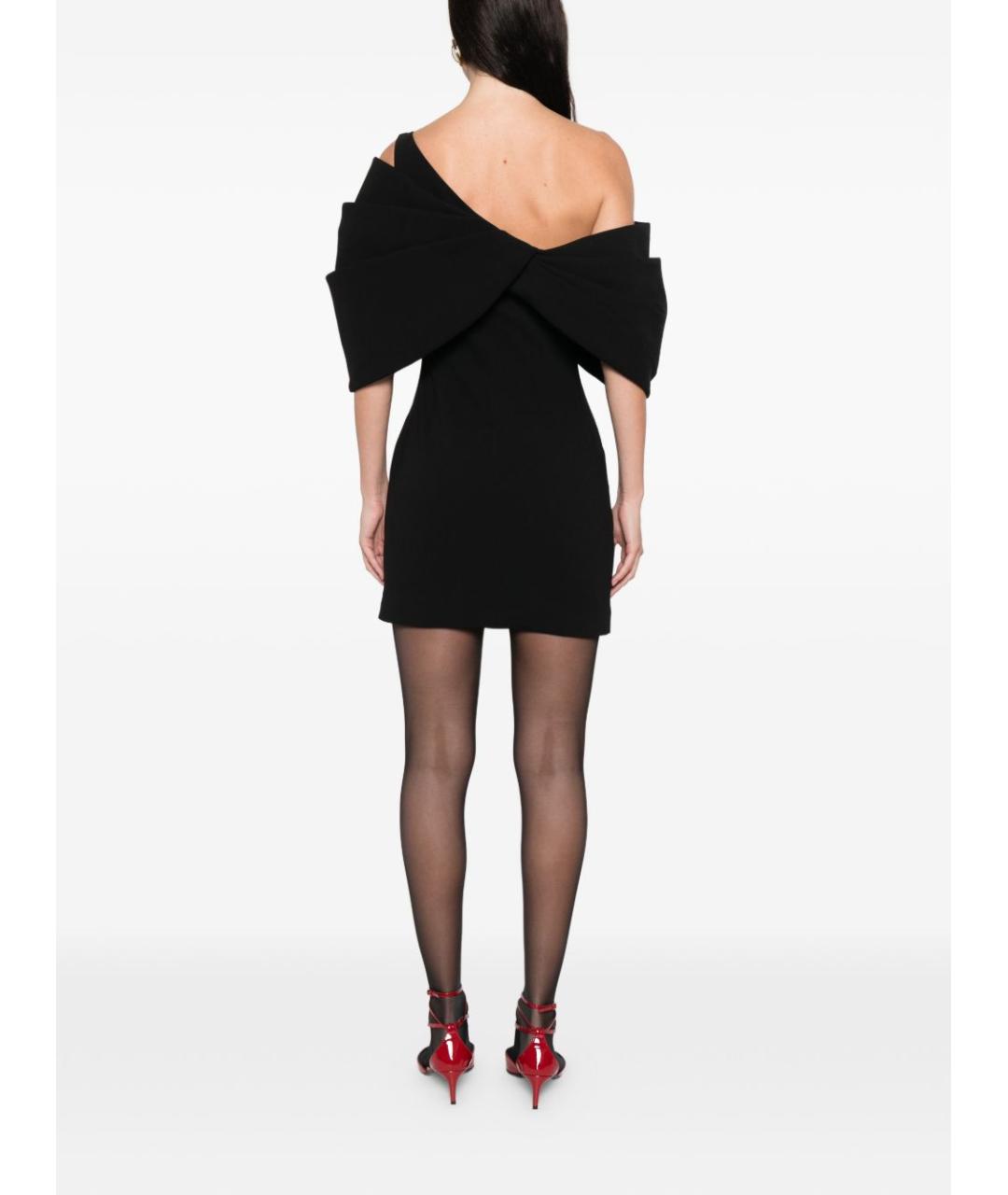 SOLACE LONDON Черное полиэстеровое повседневное платье, фото 5