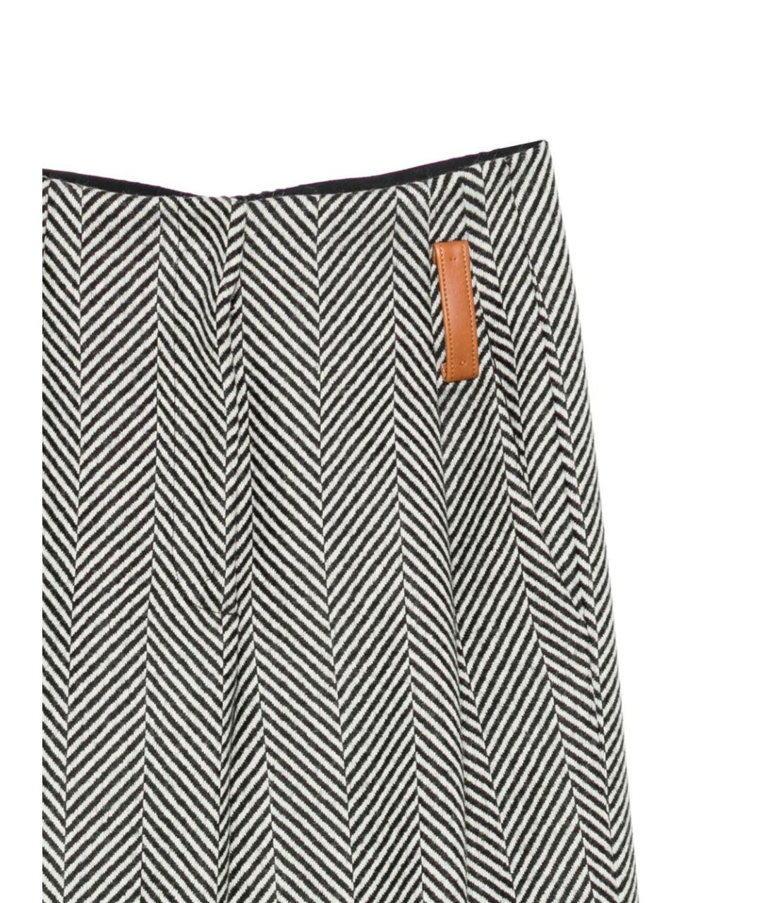 FORTE FORTE Серые шерстяные прямые брюки, фото 2