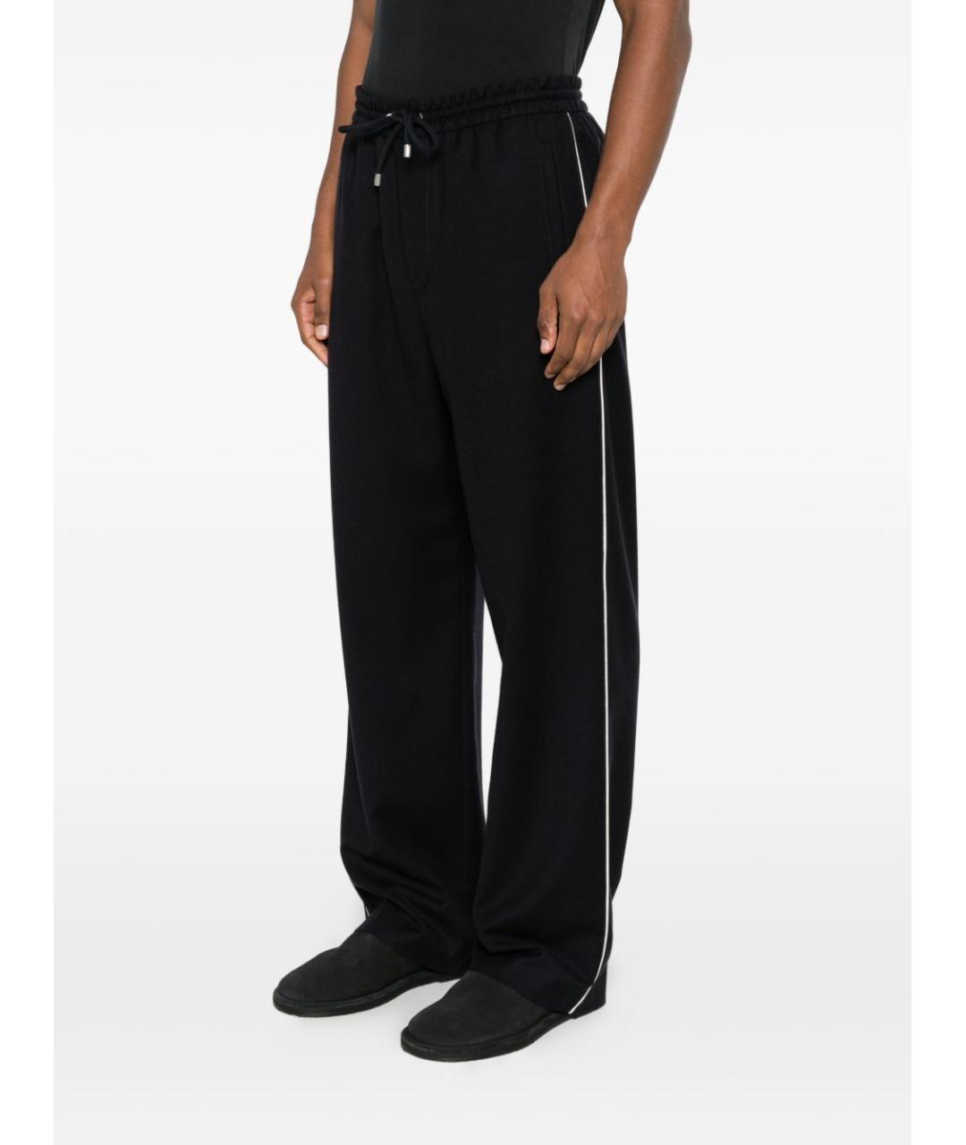 LOEWE Черные повседневные брюки, фото 2