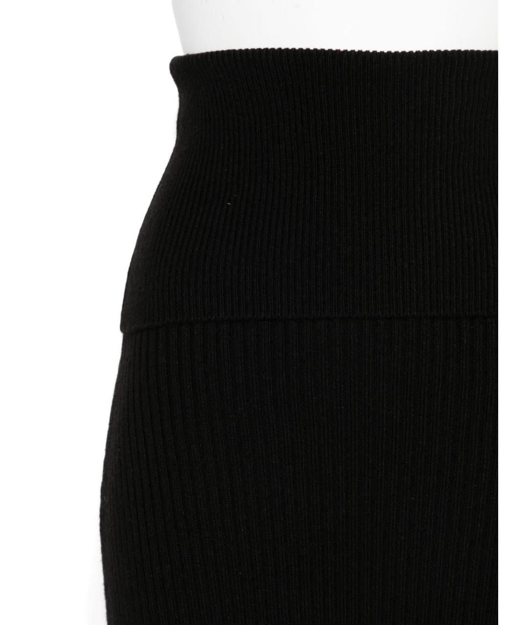 IRO Черная шерстяная юбка миди, фото 2