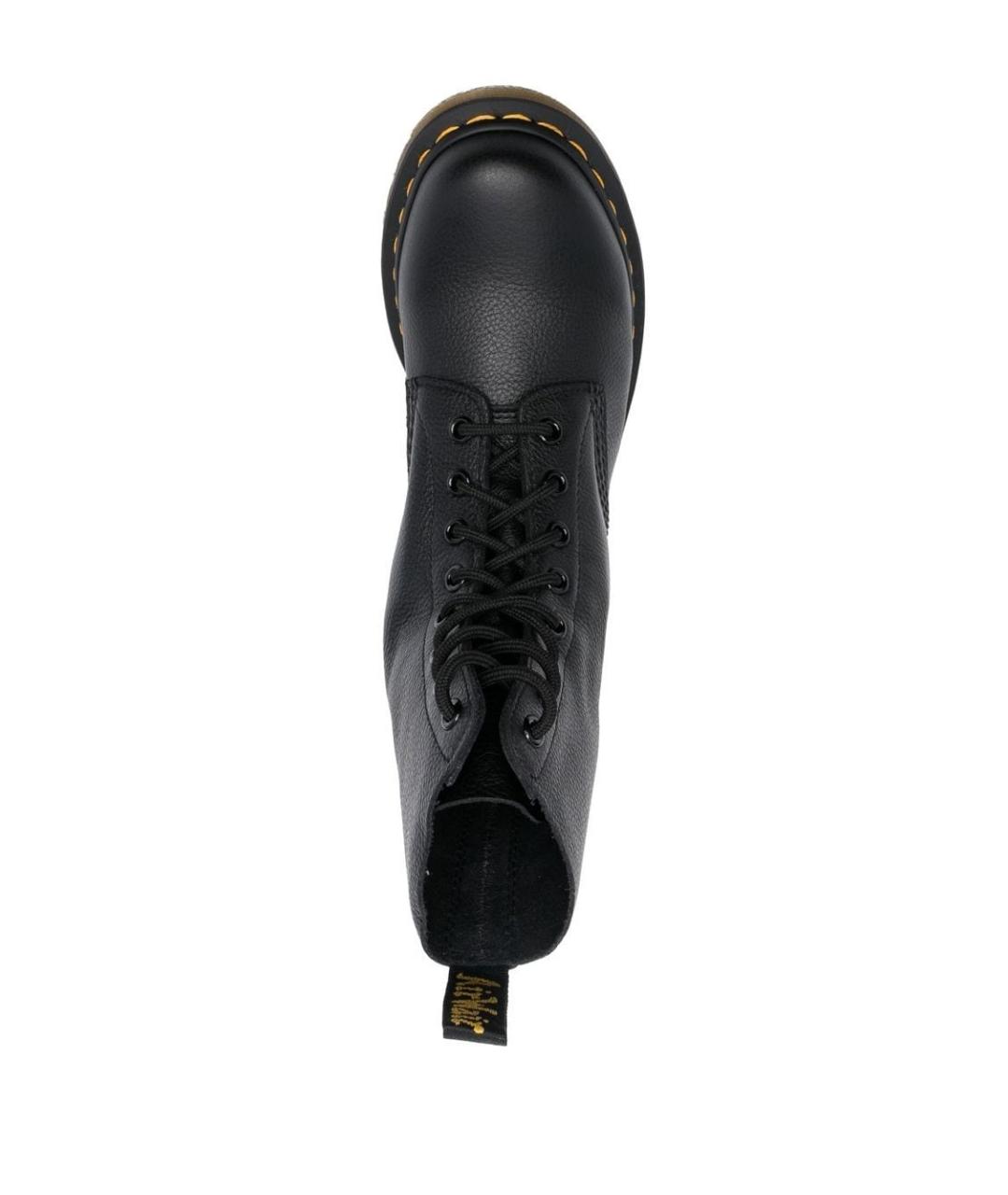 DR. MARTENS Черные кожаные ботинки, фото 3