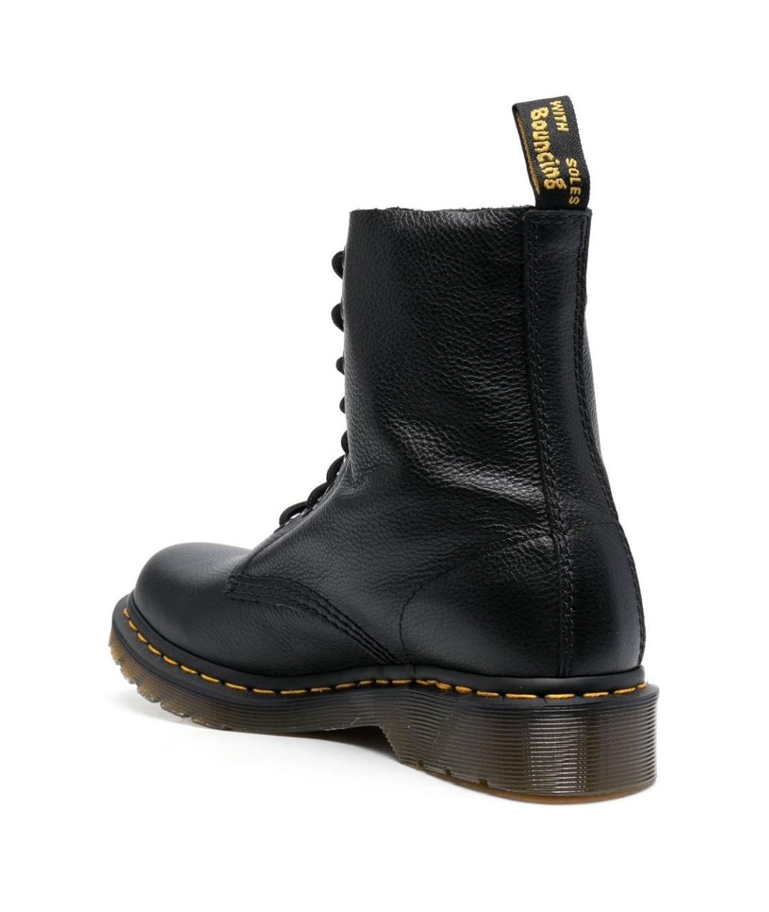 DR. MARTENS Черные кожаные ботинки, фото 2