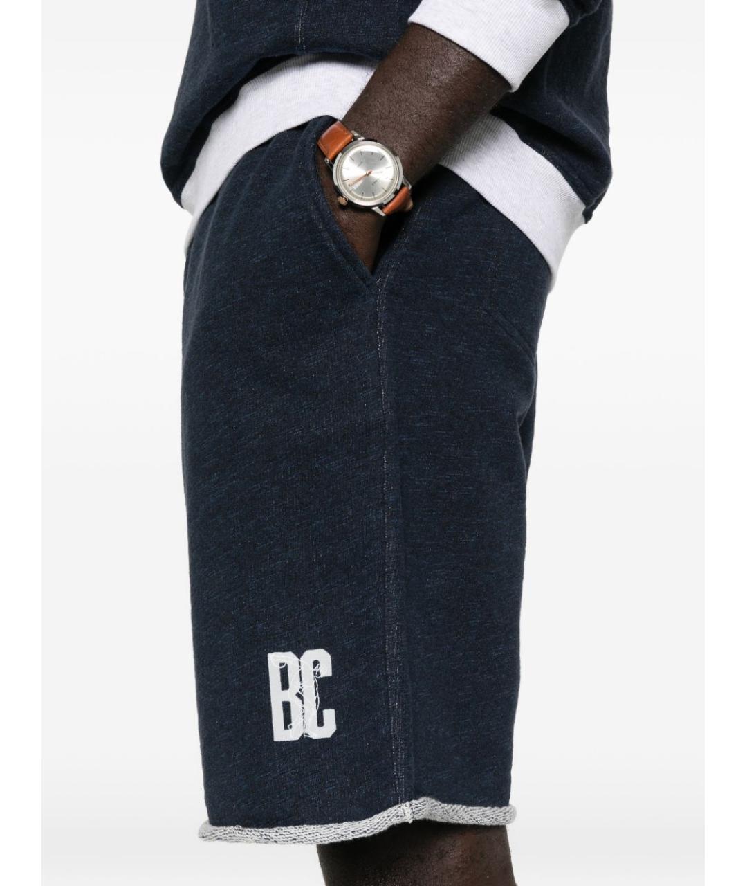 BRUNELLO CUCINELLI Синие хлопковые шорты, фото 2