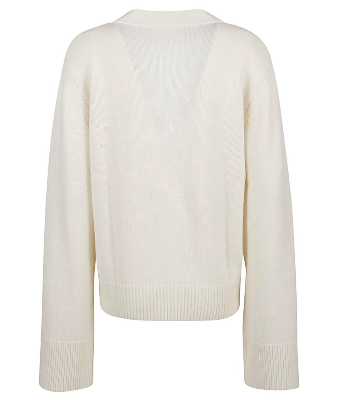 LISA YANG Белый кашемировый кардиган, фото 2