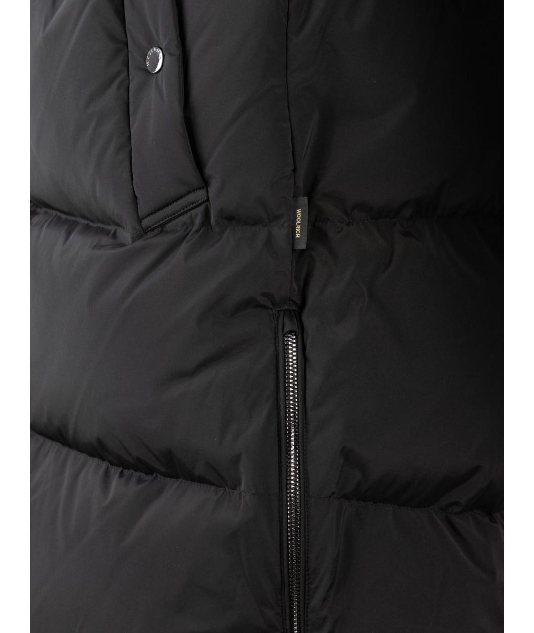 WOOLRICH Черный полиамидовый пуховик, фото 3