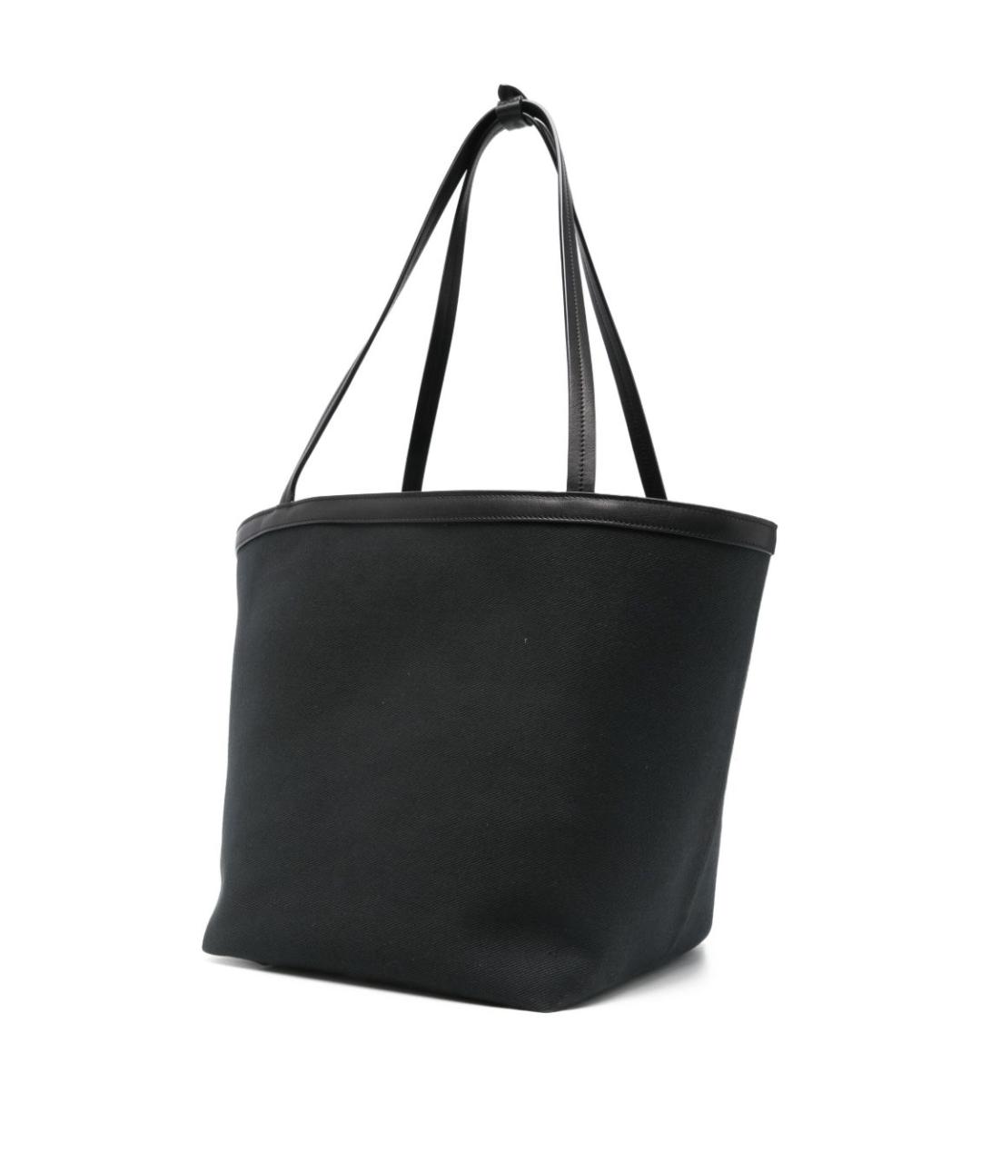 THE ROW Черная кожаная сумка тоут, фото 5