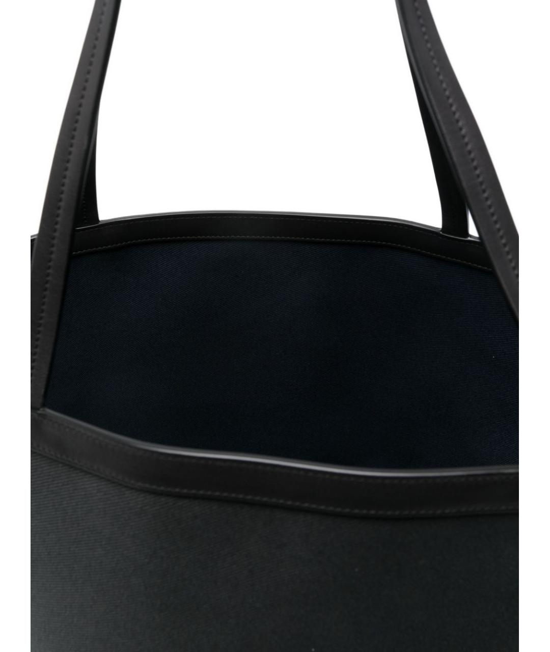 THE ROW Черная кожаная сумка тоут, фото 3