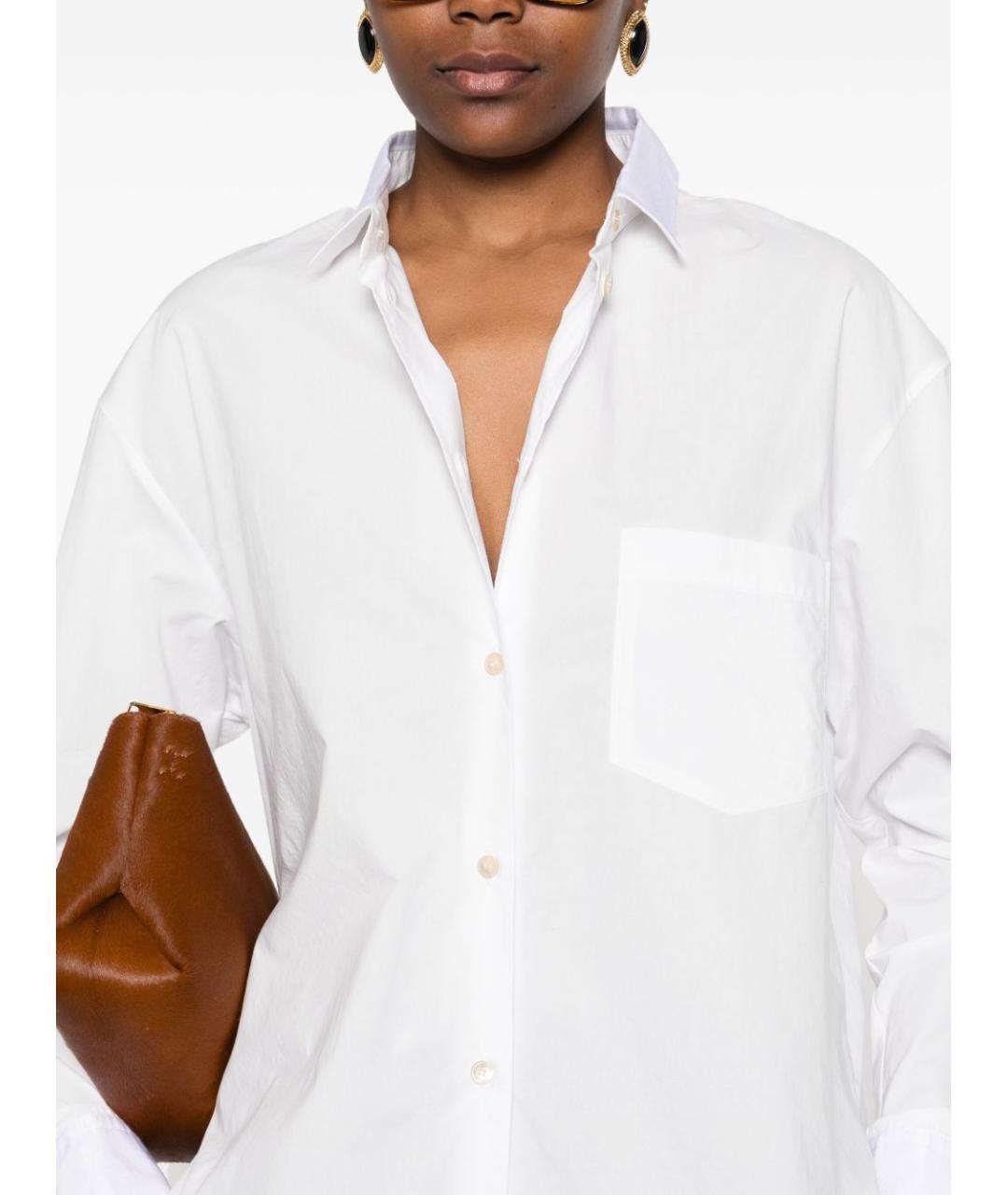 FORTE FORTE Белая хлопковая рубашка, фото 3