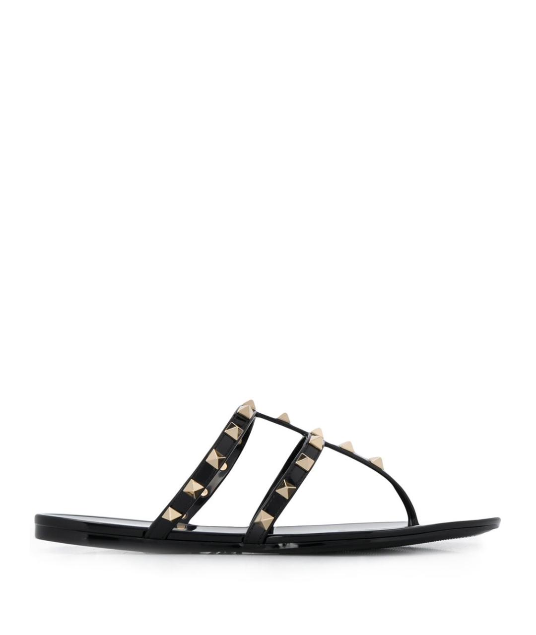 VALENTINO Черные шлепанцы, фото 1