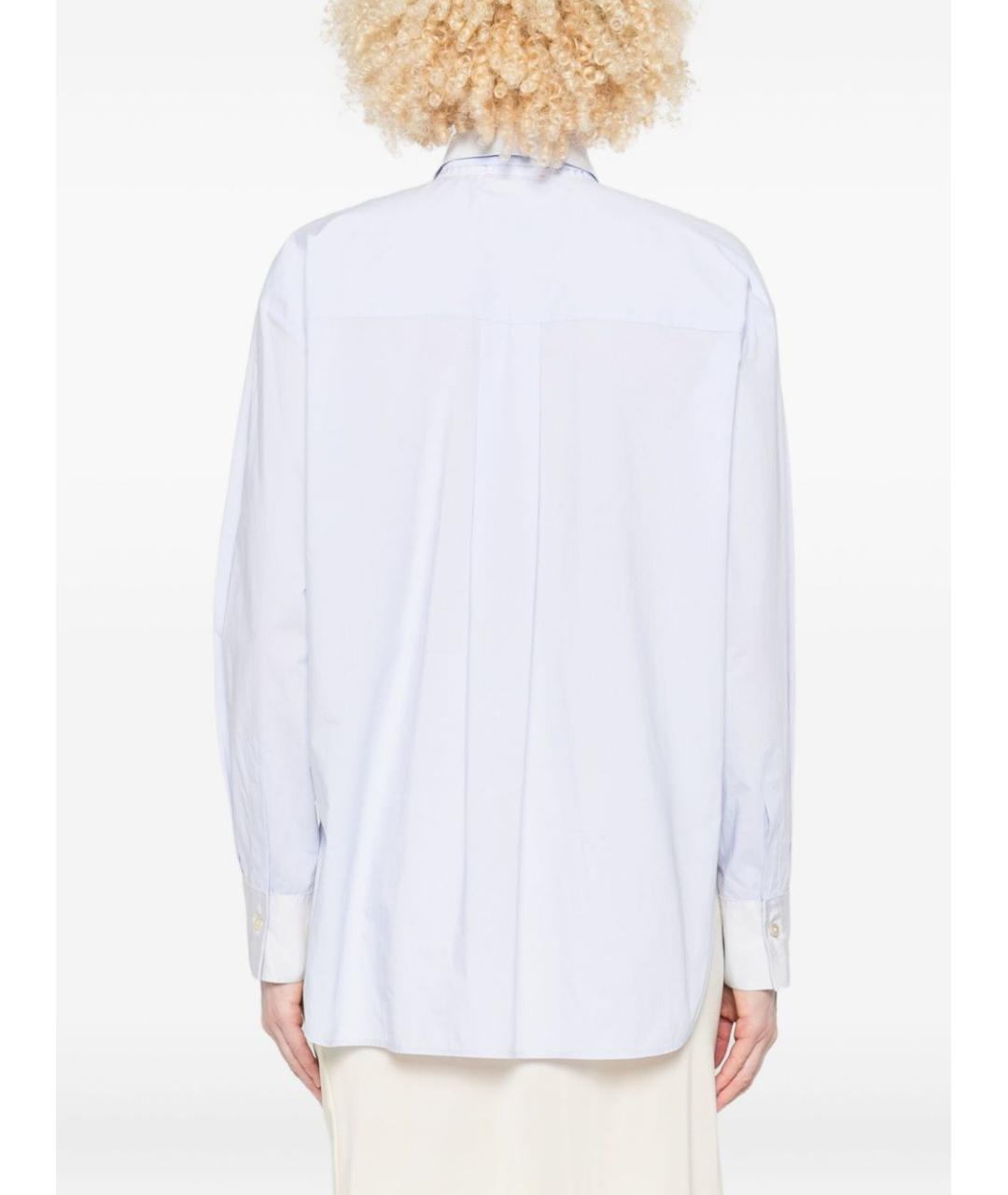 FORTE FORTE Голубая хлопковая рубашка, фото 2