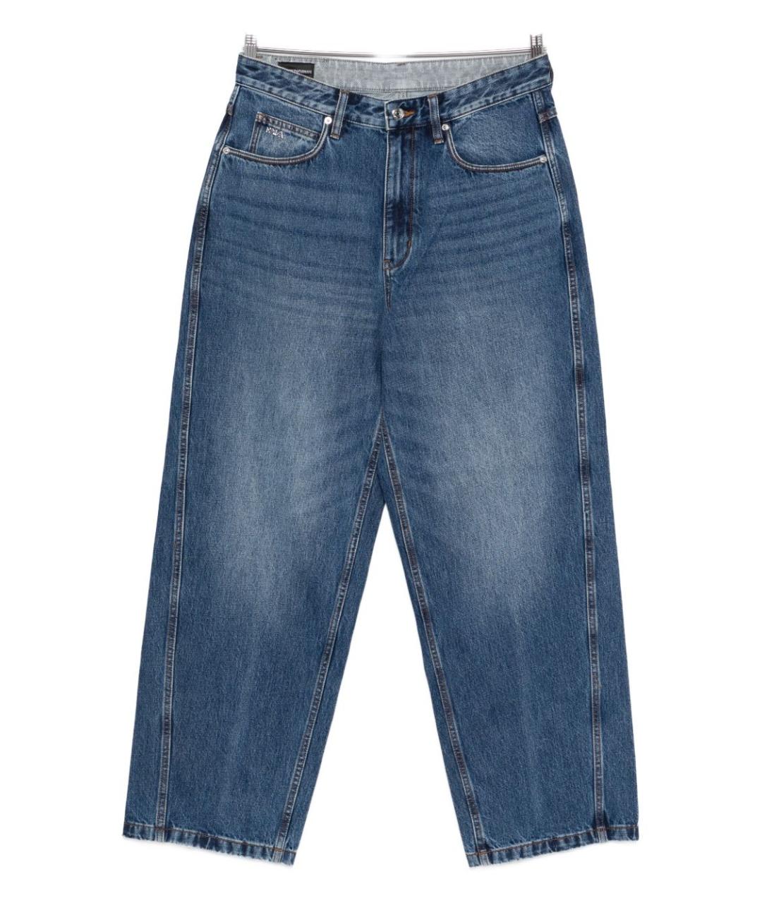 EMPORIO ARMANI Синие прямые джинсы, фото 1