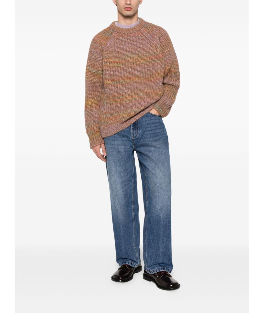 EMPORIO ARMANI Синие прямые джинсы, фото 2