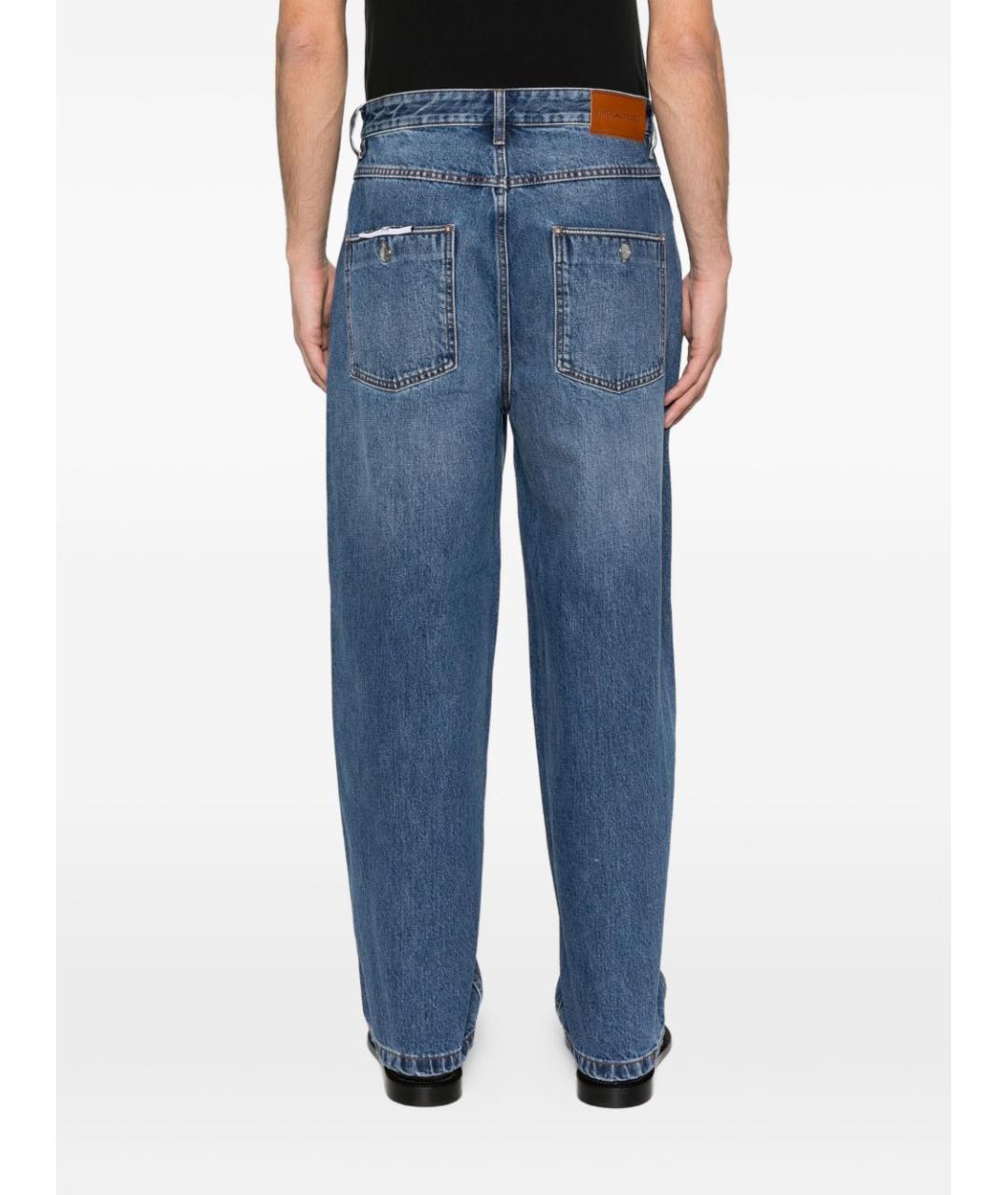 EMPORIO ARMANI Синие прямые джинсы, фото 4