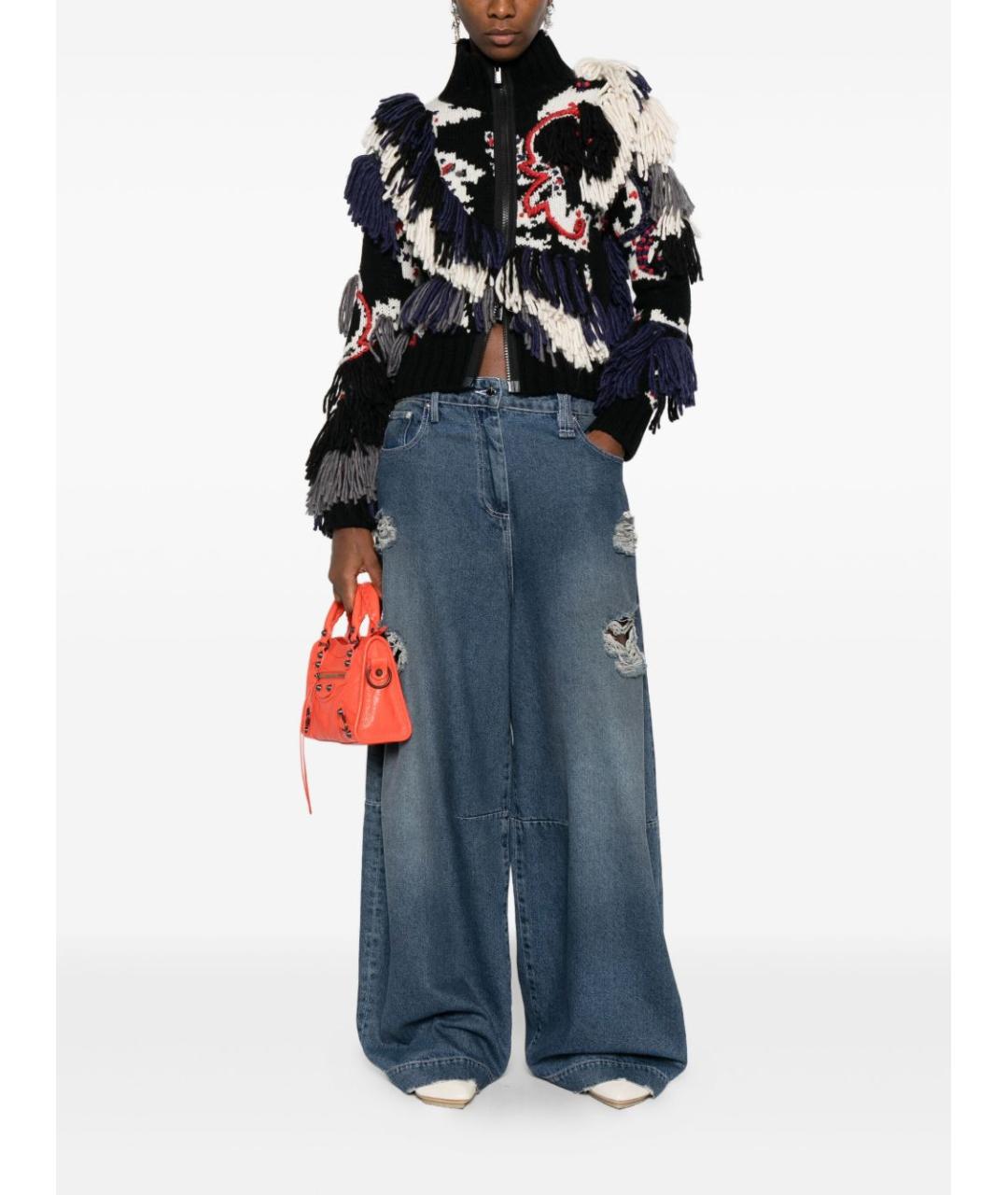 SACAI Черная шерстяная куртка, фото 5