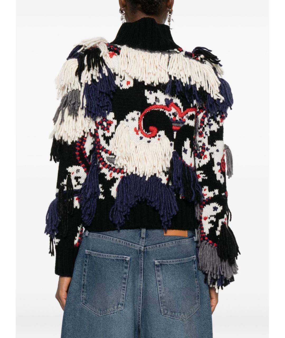 SACAI Черная шерстяная куртка, фото 4