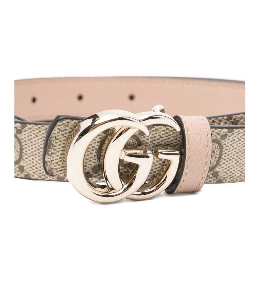 GUCCI Бежевый ремень, фото 3
