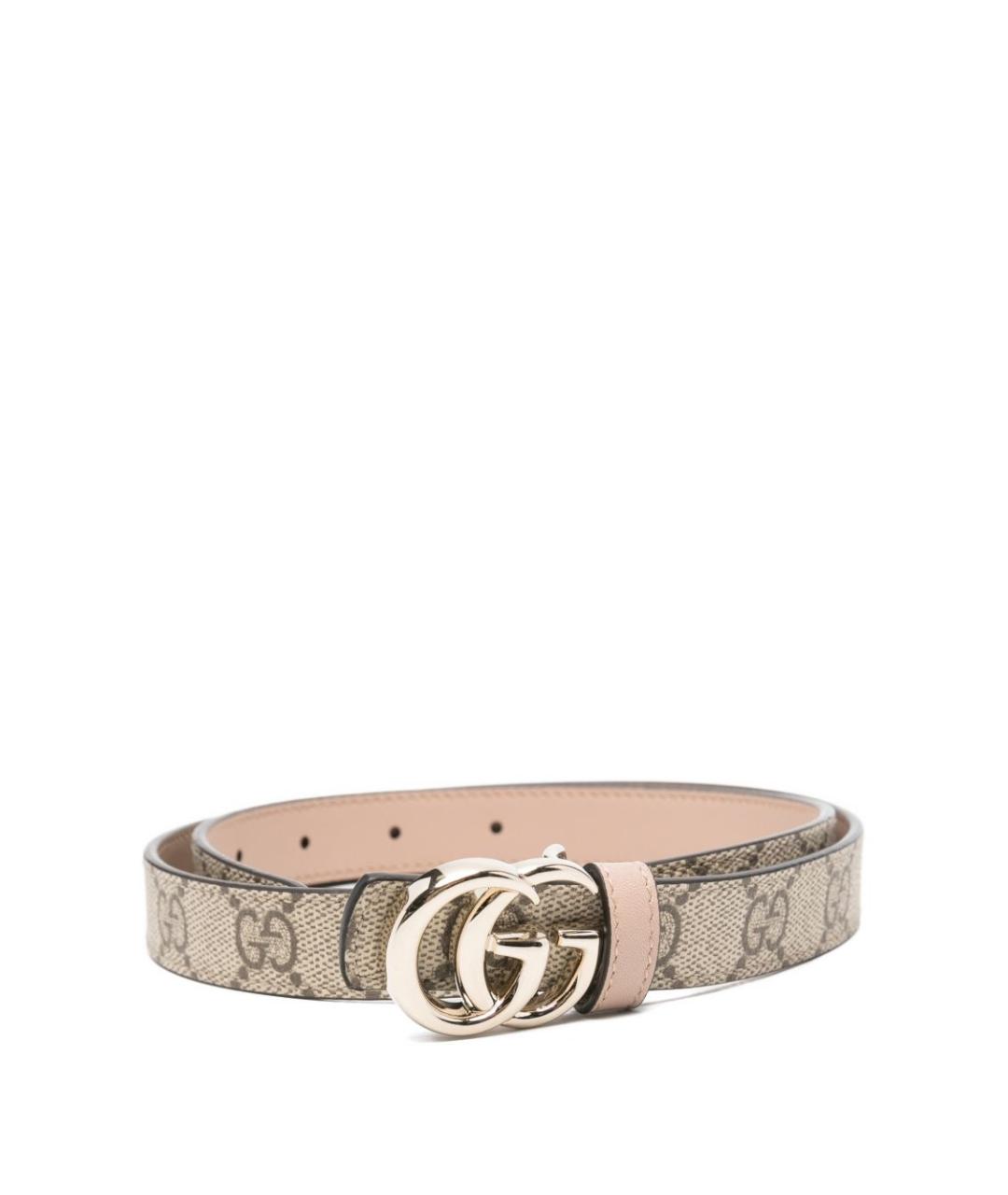 GUCCI Бежевый ремень, фото 1