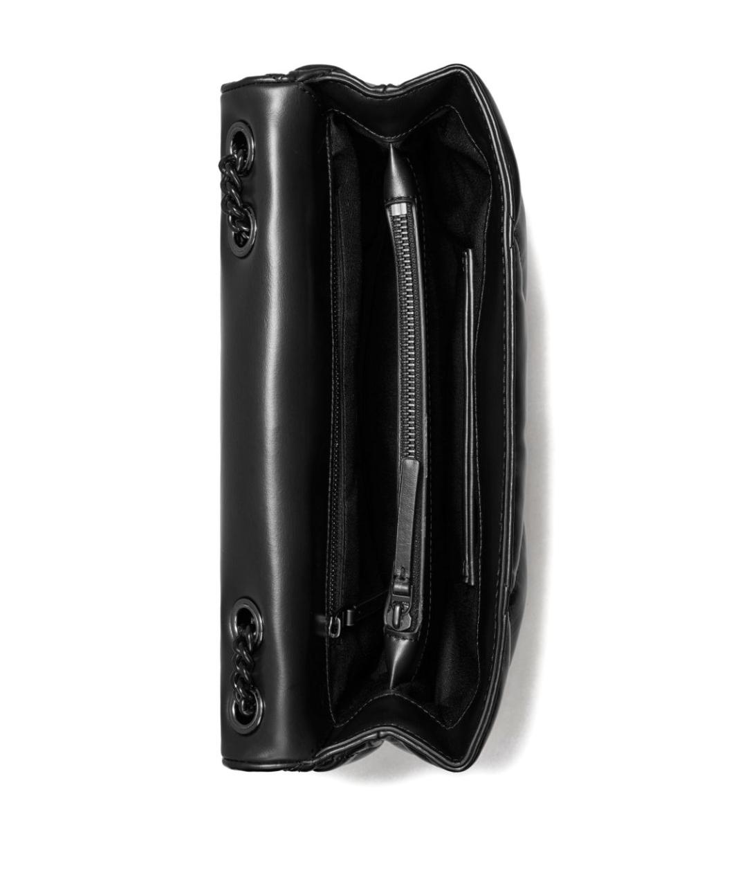 TORY BURCH Черная кожаная сумка через плечо, фото 4