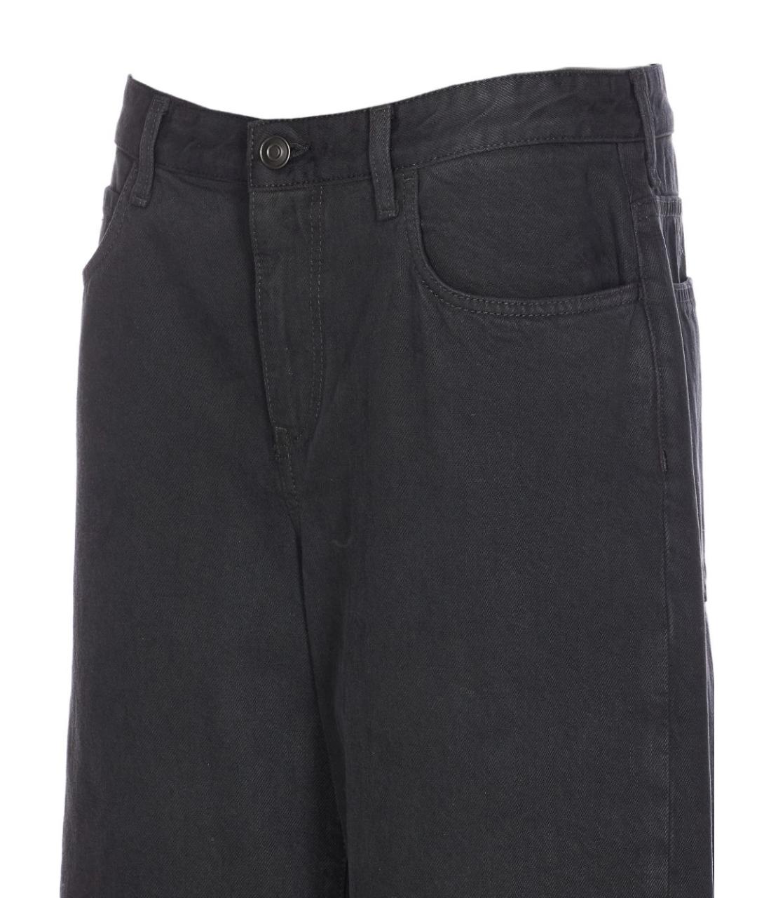 THE ROW Черные хлопковые прямые джинсы, фото 3