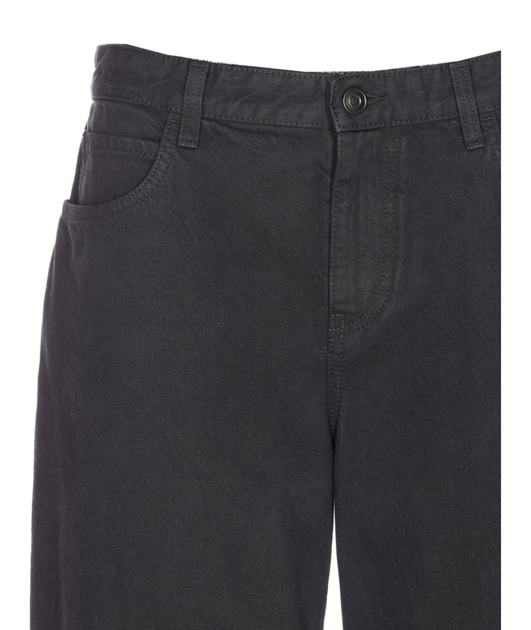 THE ROW Черные хлопковые прямые джинсы, фото 2