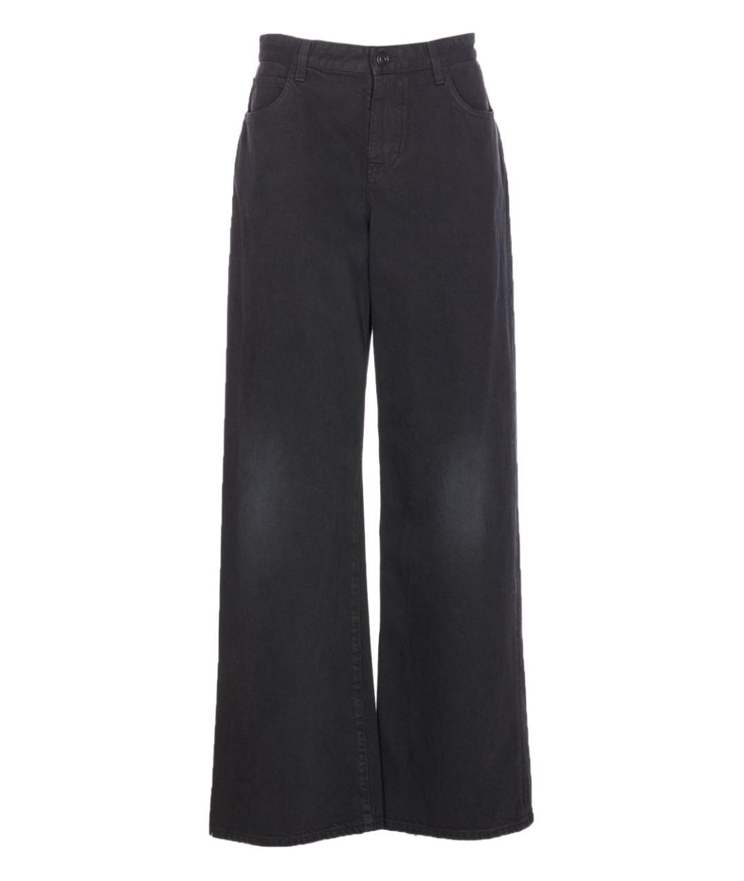 THE ROW Черные хлопковые прямые джинсы, фото 1