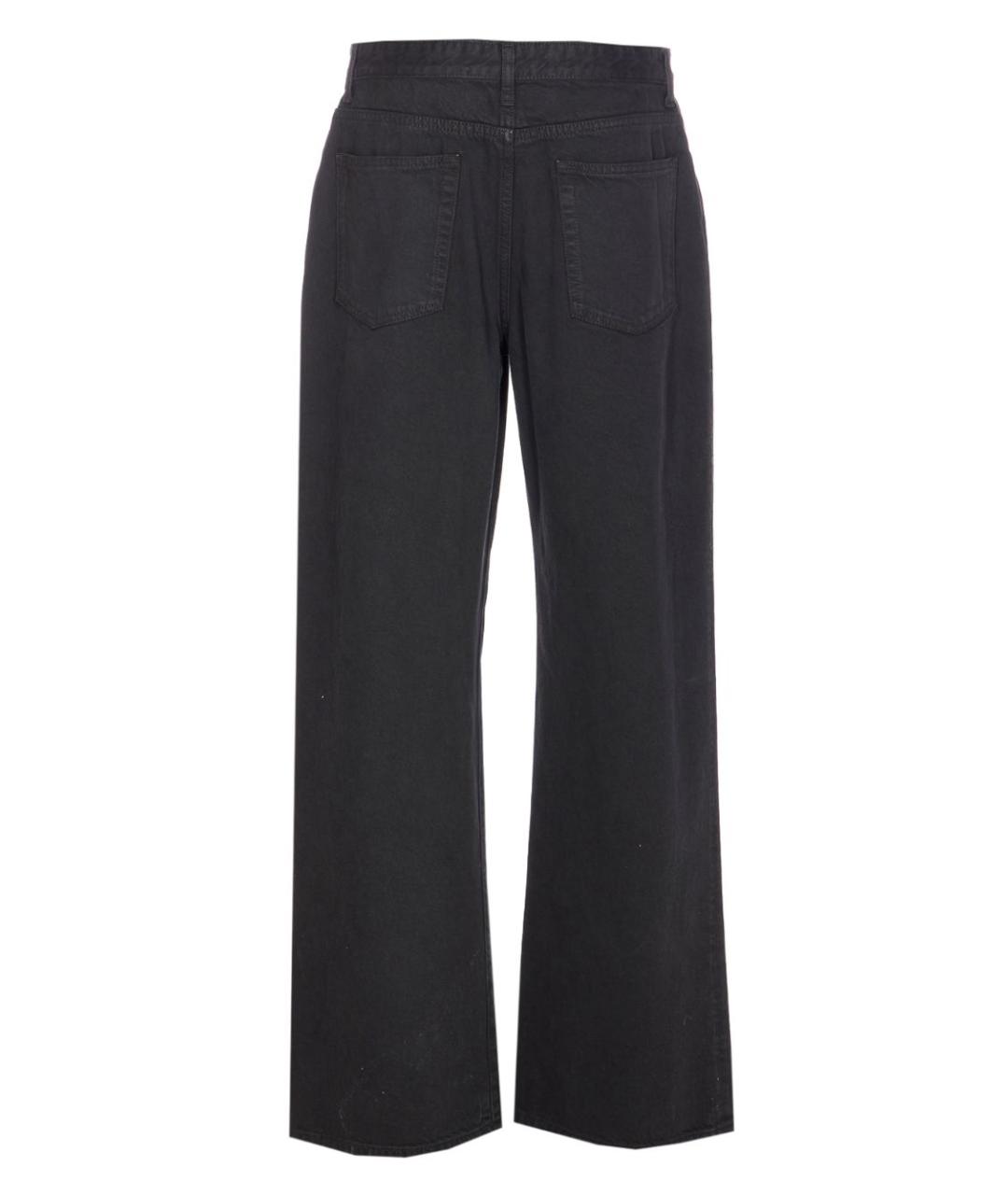 THE ROW Черные хлопковые прямые джинсы, фото 4