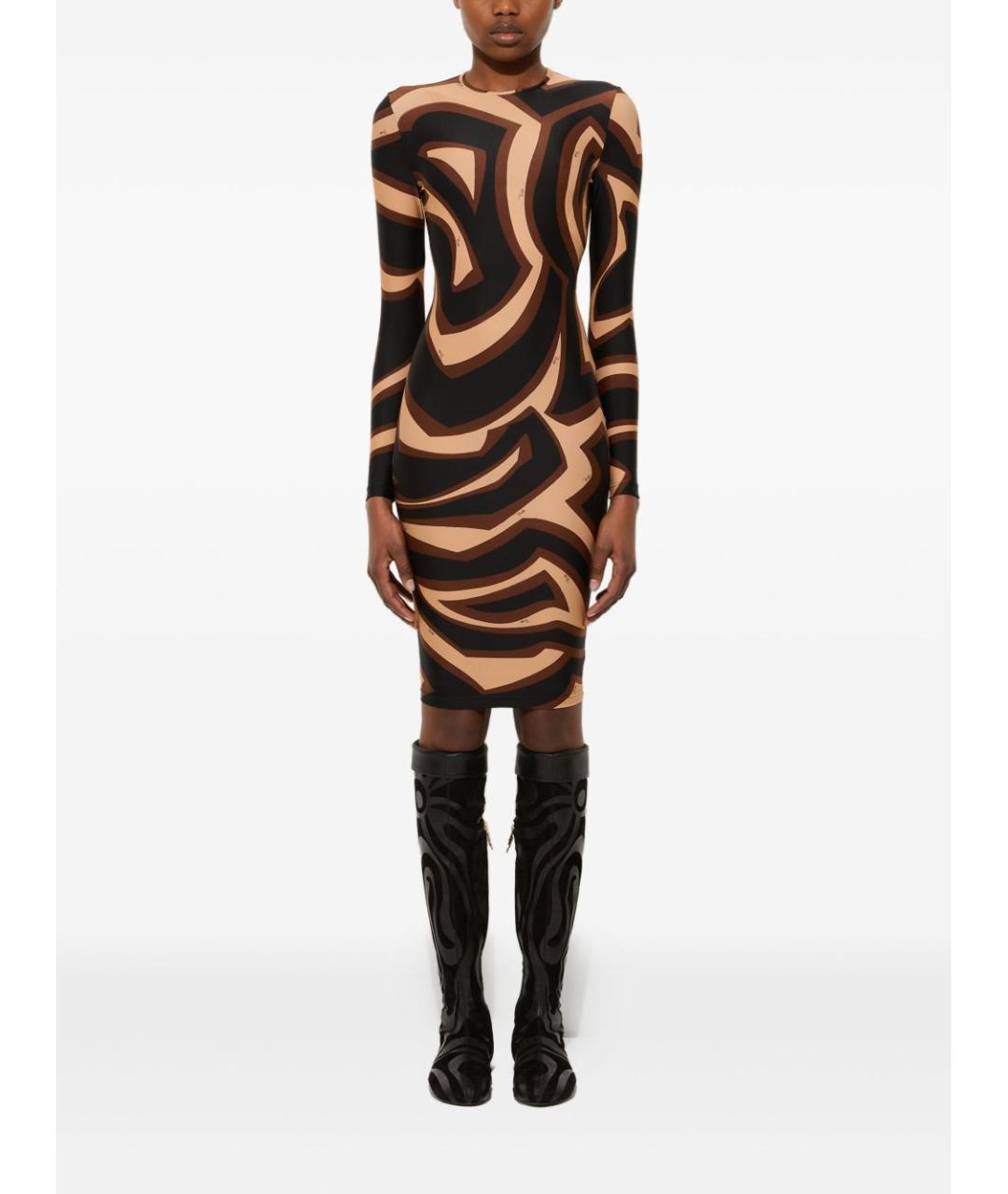 PUCCI Мульти полиамидовое платье, фото 2