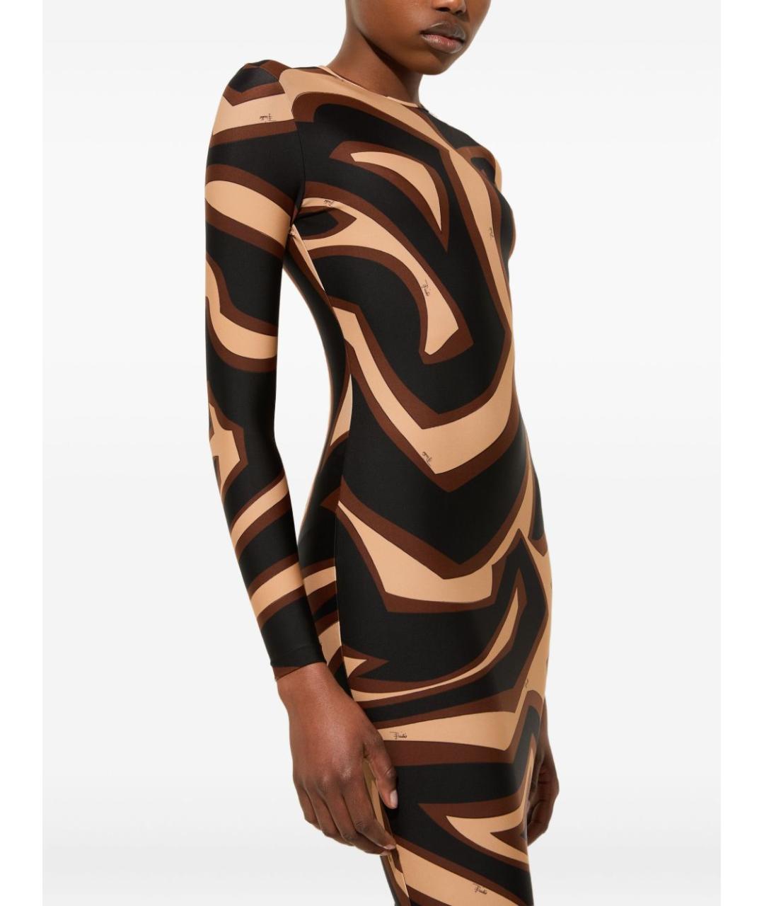 PUCCI Мульти полиамидовое платье, фото 3