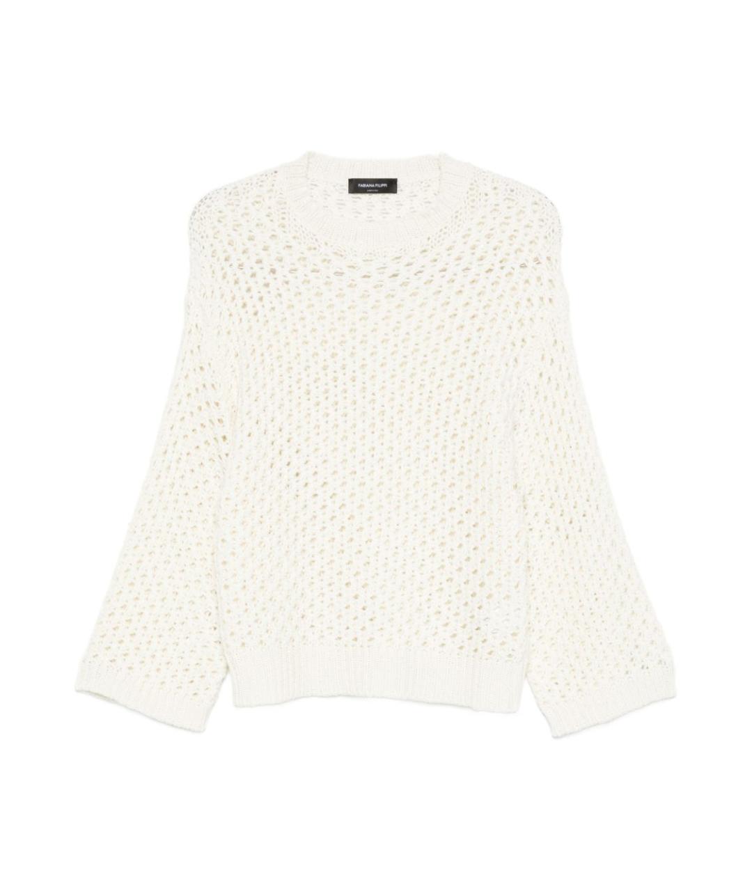 FABIANA FILIPPI Бежевый шерстяной джемпер / свитер, фото 1