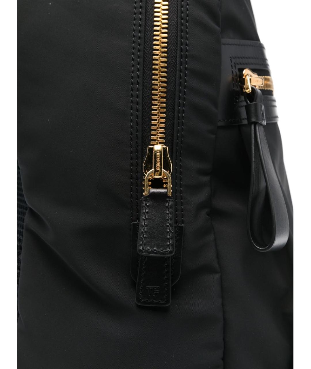 TOM FORD Черный синтетический рюкзак, фото 2
